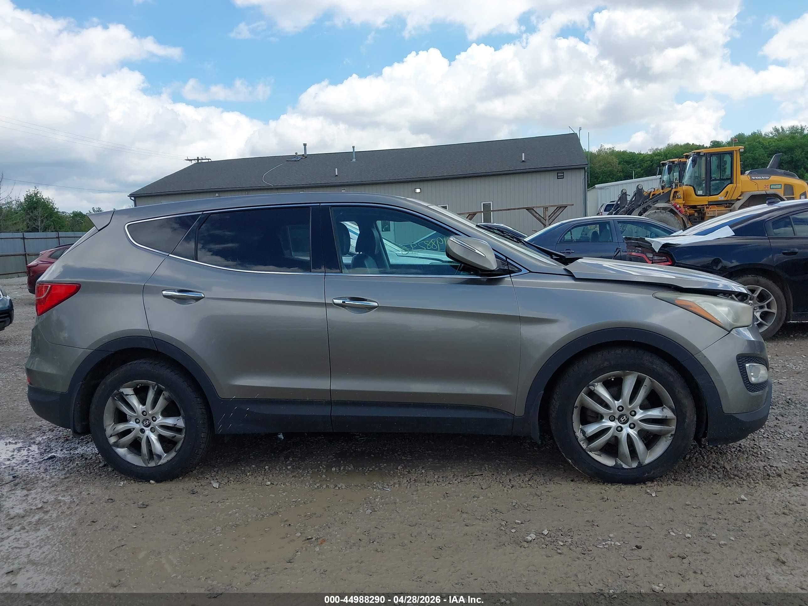 2013 Hyundai Santa Fe Sport 2.0t Серебряный vin: 5XYZWDLA6DG057885