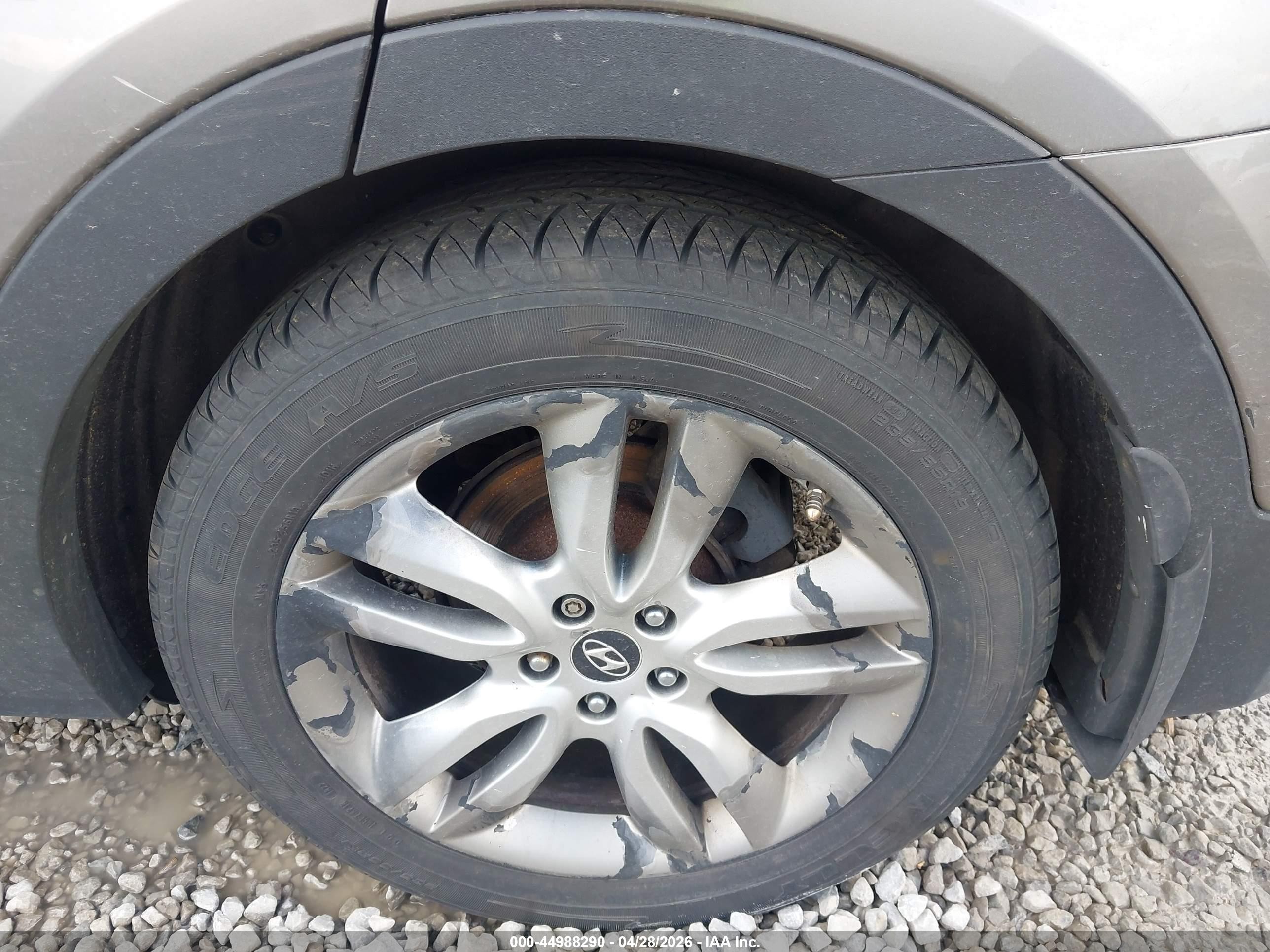 2013 Hyundai Santa Fe Sport 2.0t Серебряный vin: 5XYZWDLA6DG057885