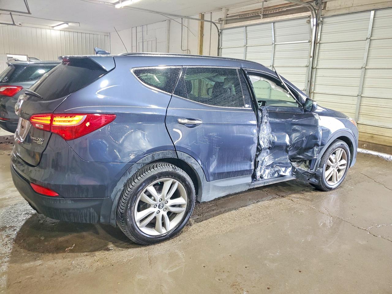 2015 Hyundai Santa Fe Sport 2.0t Blue vin: 5XYZWDLA6FG236382