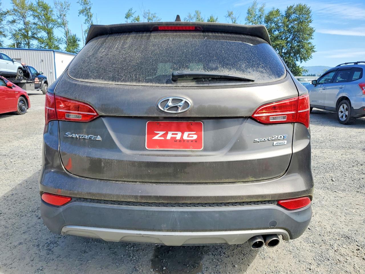 2013 Hyundai Santa Fe Sport 2.0t Brown vin: 5XYZWDLA8DG008252