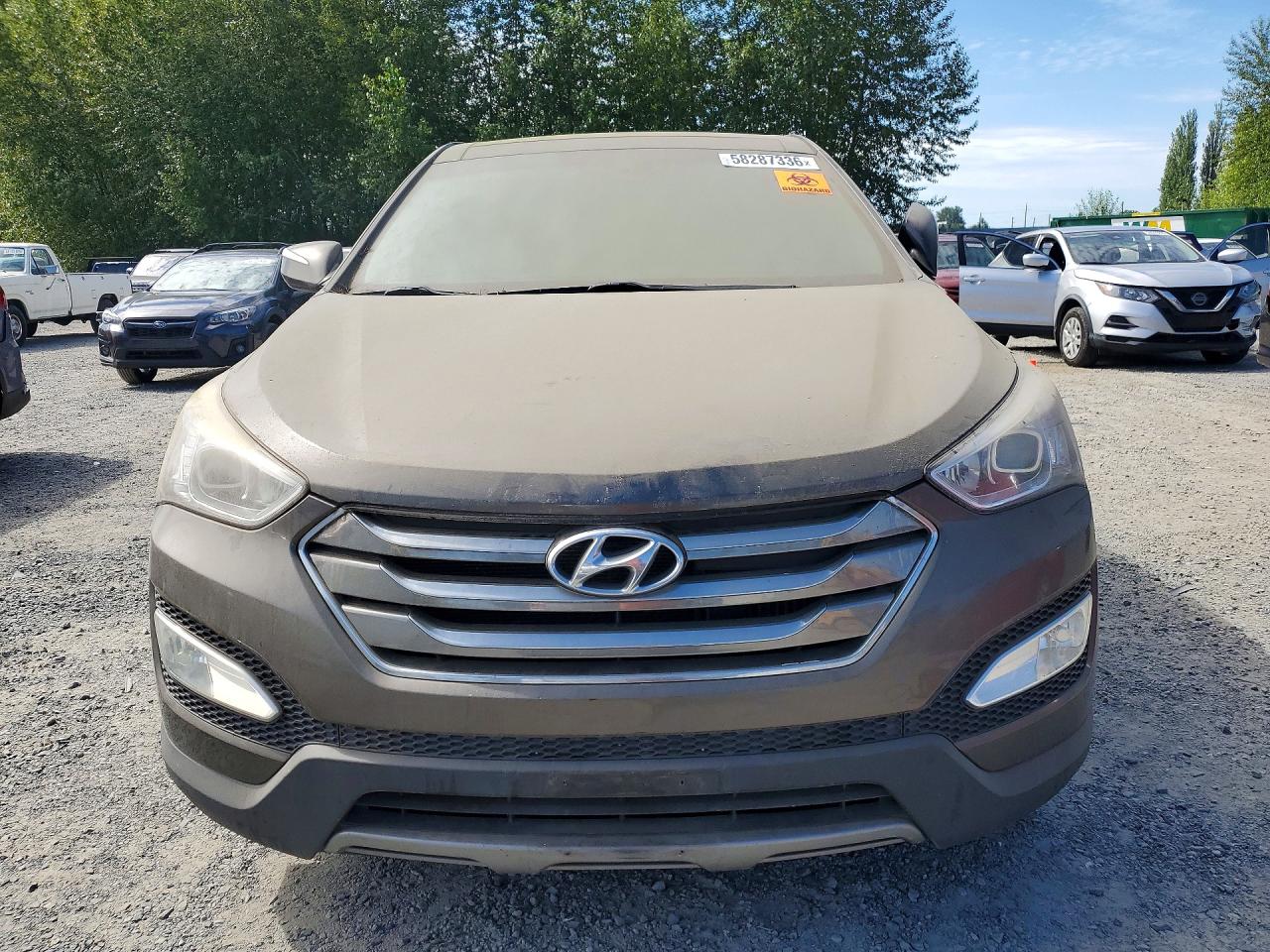 2013 Hyundai Santa Fe Sport 2.0t Brown vin: 5XYZWDLA8DG008252