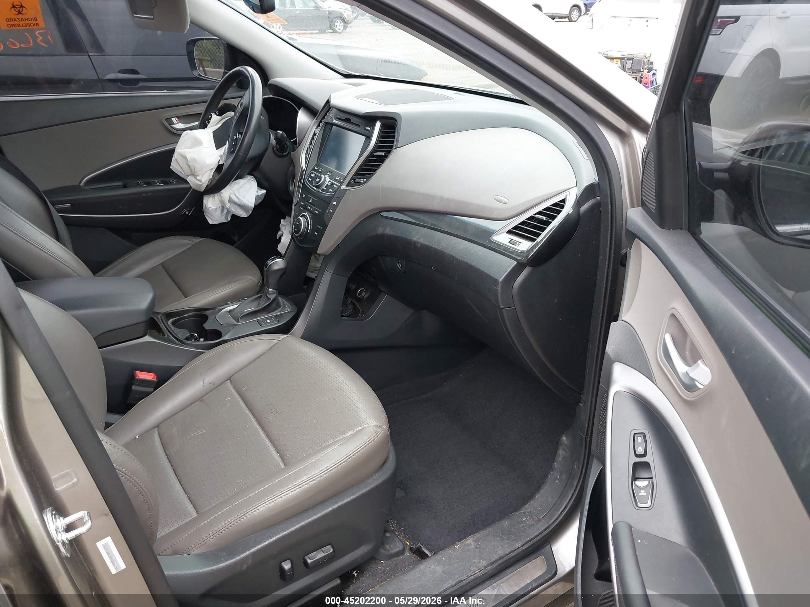 2015 Hyundai Santa Fe Sport 2.0l Turbo Gray vin: 5XYZWDLA8FG256018