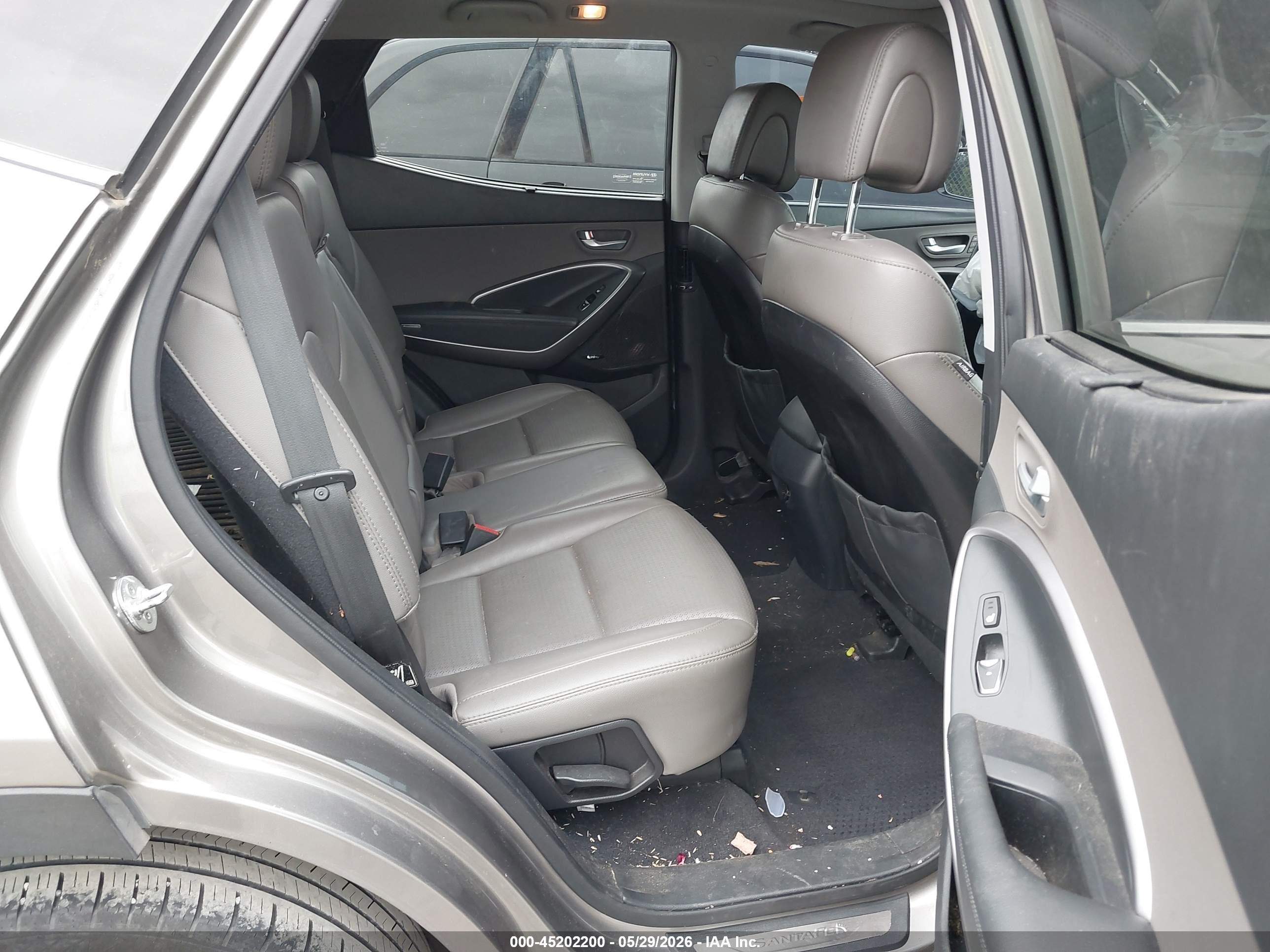 2015 Hyundai Santa Fe Sport 2.0l Turbo Gray vin: 5XYZWDLA8FG256018