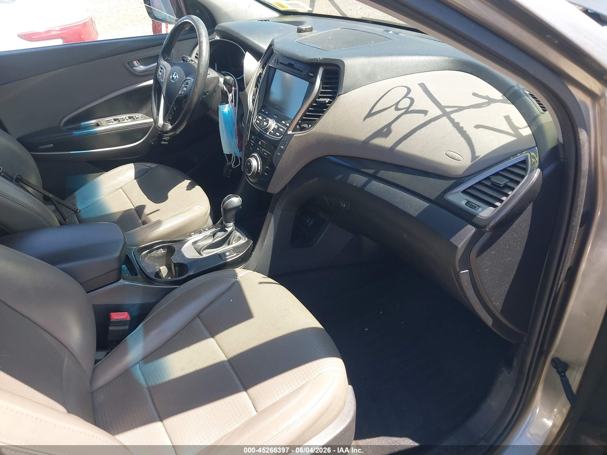2015 Hyundai Santa Fe Sport 2.0l Turbo Gray vin: 5XYZWDLA8FG263874