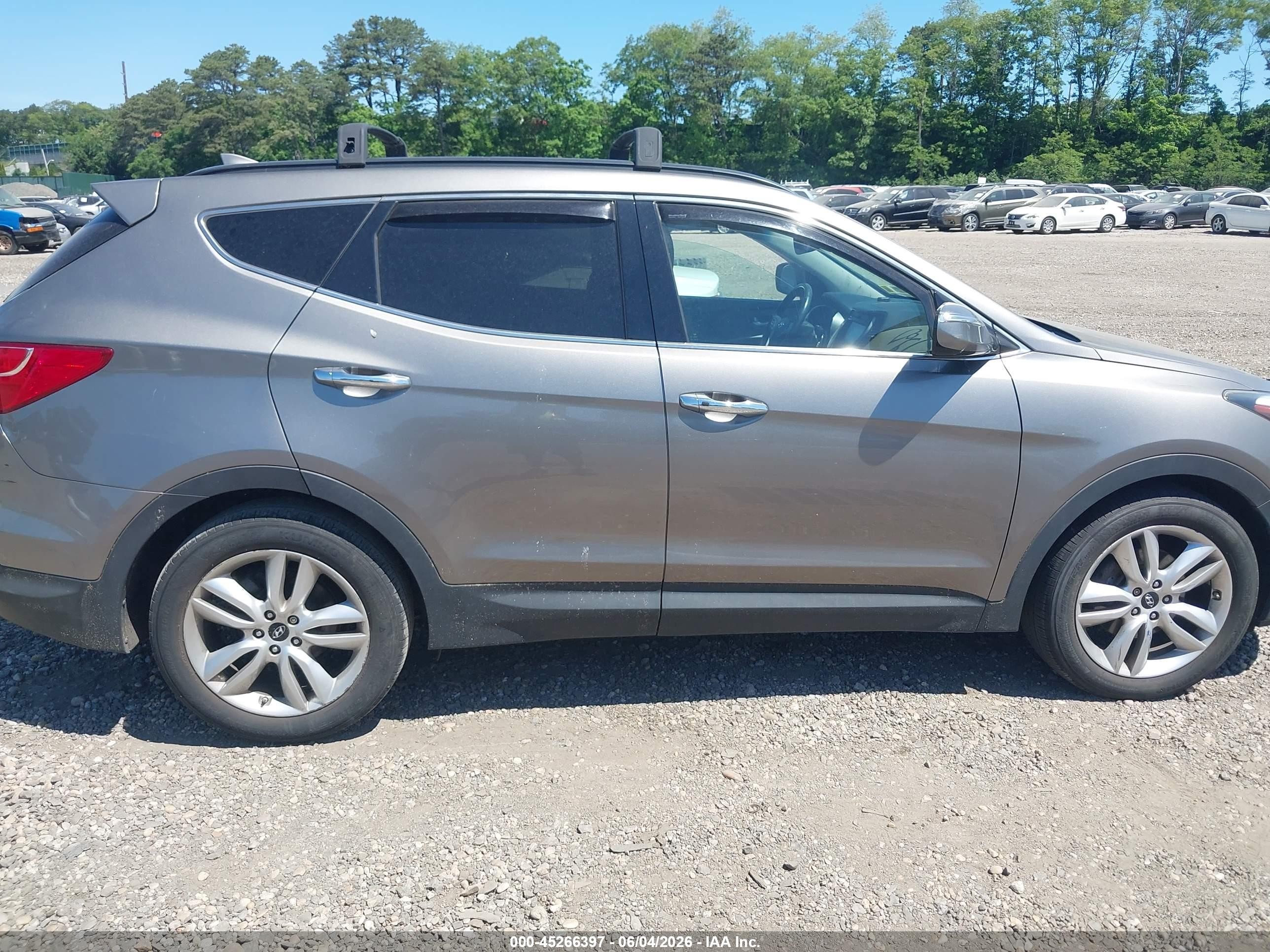 2015 Hyundai Santa Fe Sport 2.0l Turbo Gray vin: 5XYZWDLA8FG263874