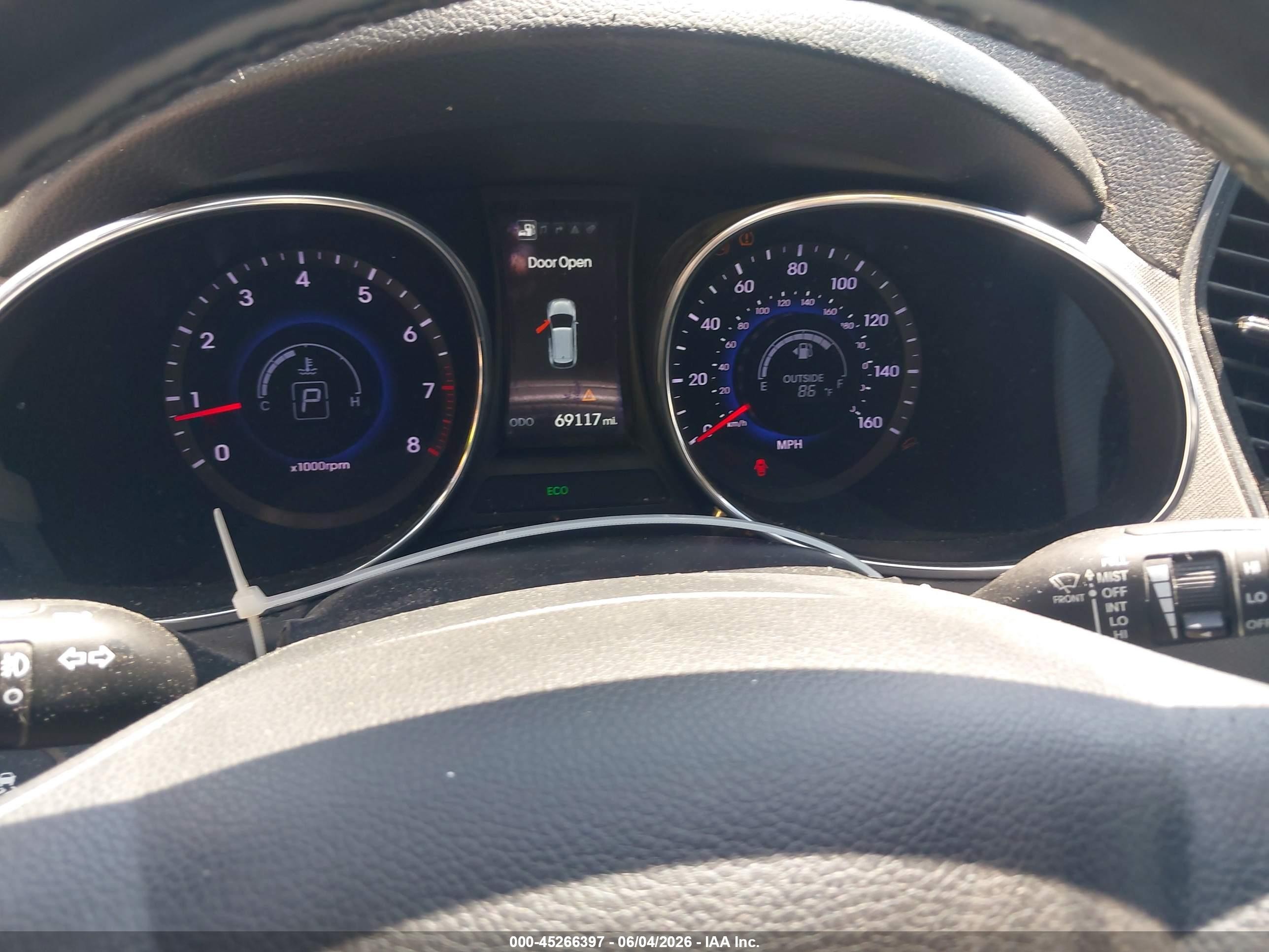 2015 Hyundai Santa Fe Sport 2.0l Turbo Gray vin: 5XYZWDLA8FG263874