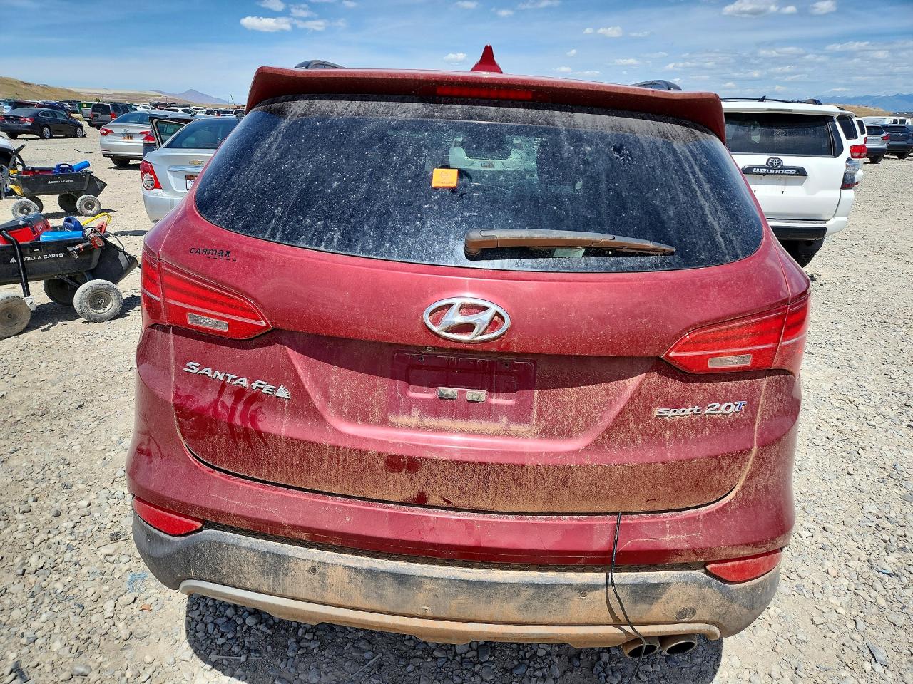 2015 Hyundai Santa Fe Sport 2.0t Red vin: 5XYZWDLA8FG266550
