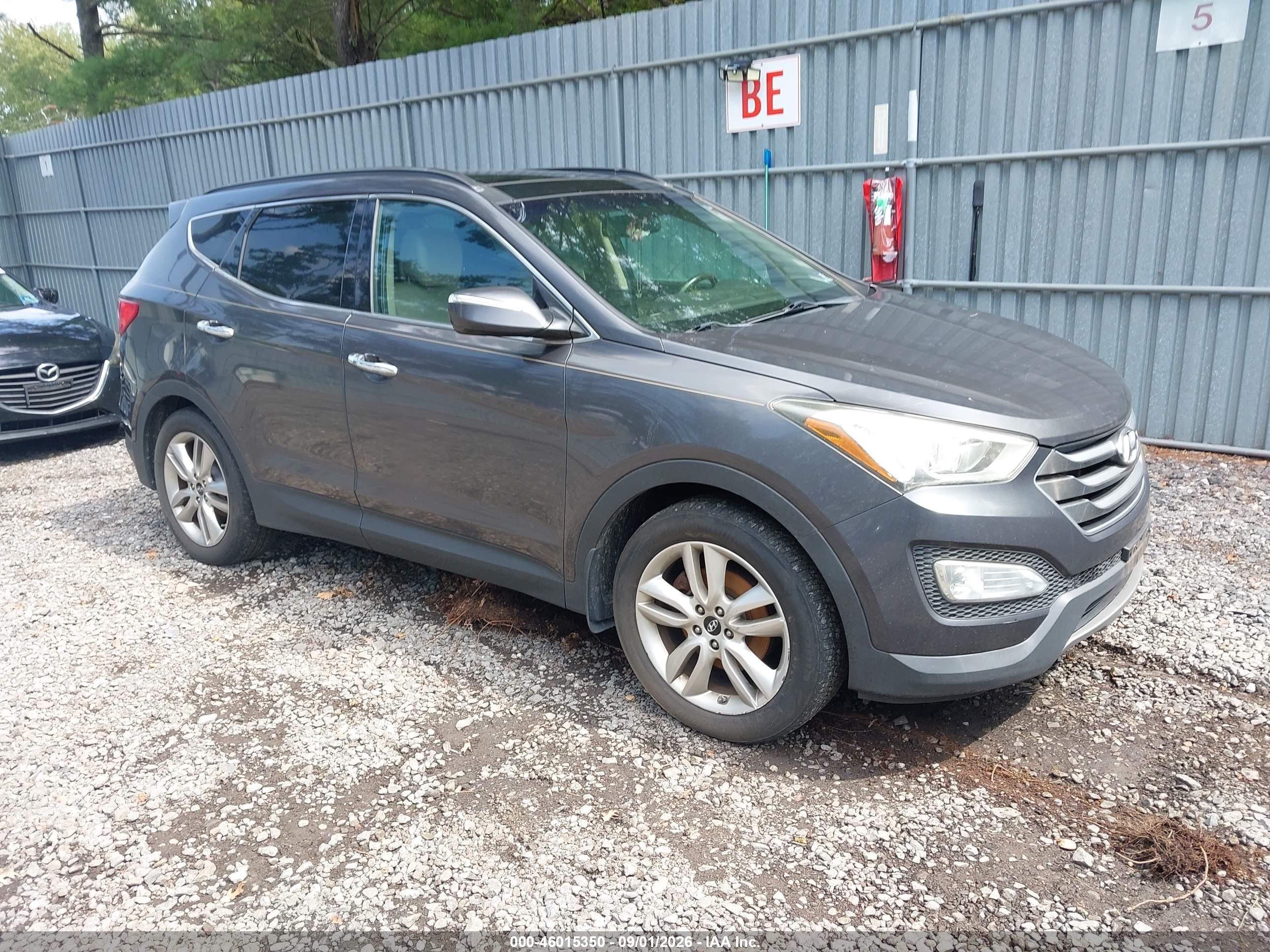 2016 Hyundai Santa Fe Sport 2.0l Turbo Gray vin: 5XYZWDLA8GG359070