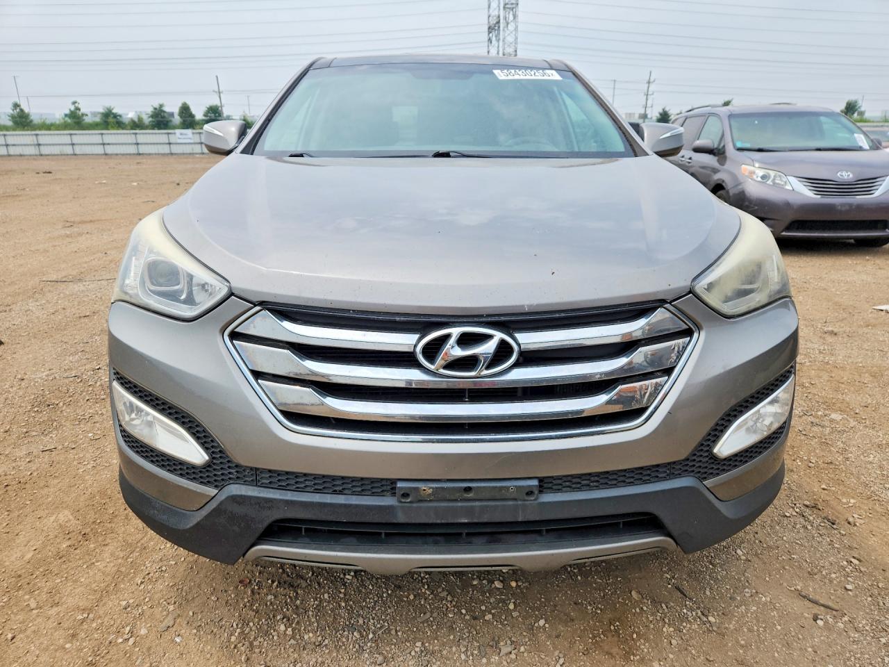 2013 Hyundai Santa Fe Sport 2.0t Gray vin: 5XYZWDLA9DG061901