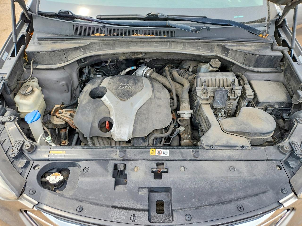2013 Hyundai Santa Fe Sport 2.0t Gray vin: 5XYZWDLA9DG061901
