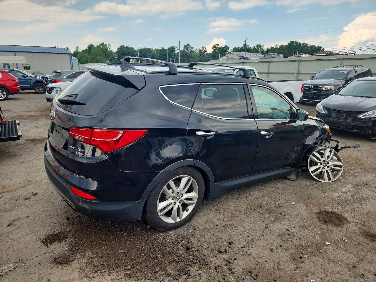 2014 Hyundai Santa Fe Sport 2.0t Black vin: 5XYZWDLA9EG225956