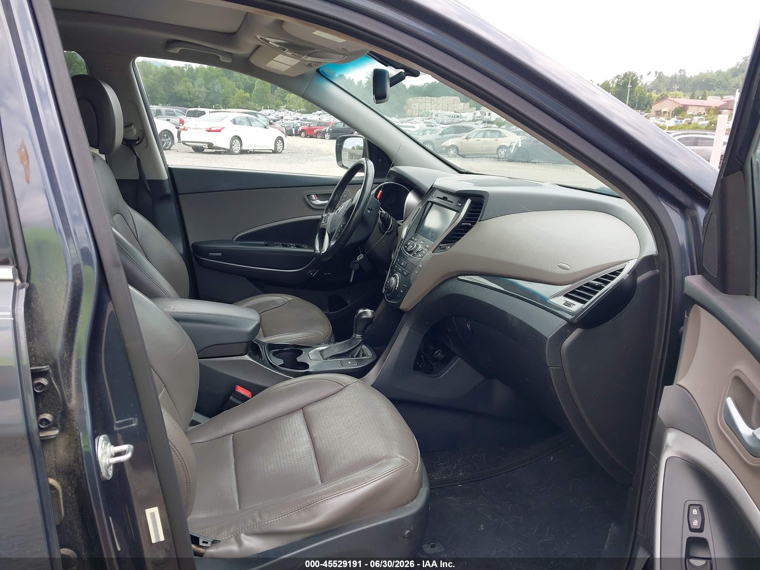 2015 Hyundai Santa Fe Sport 2.0l Turbo Blue vin: 5XYZWDLA9FG236943