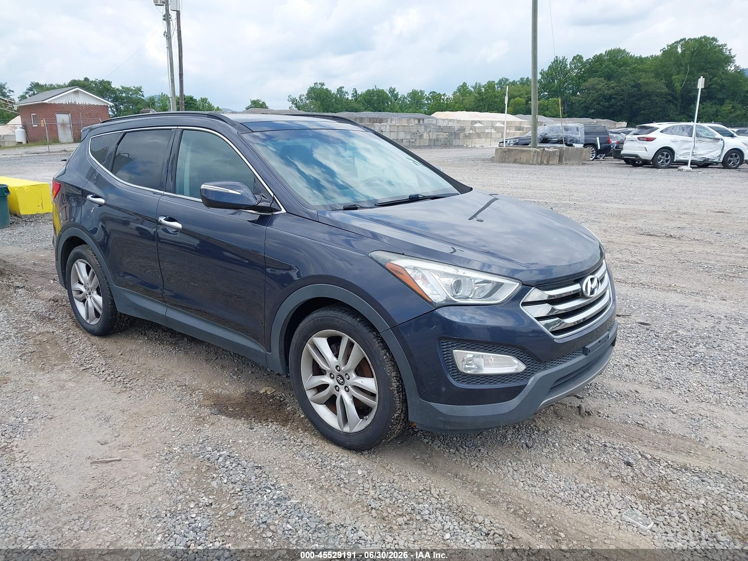 2015 Hyundai Santa Fe Sport 2.0l Turbo Blue vin: 5XYZWDLA9FG236943