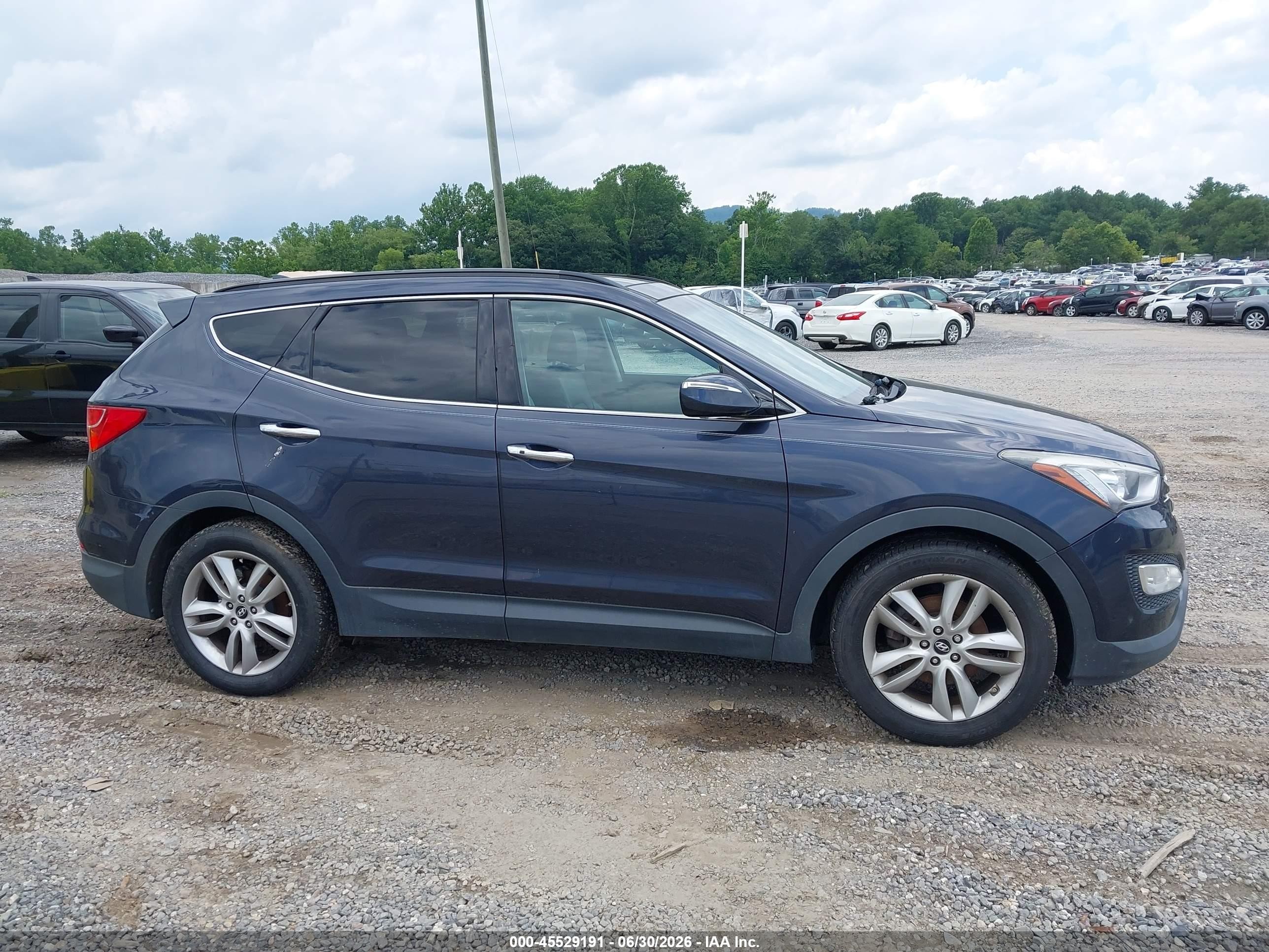 2015 Hyundai Santa Fe Sport 2.0l Turbo Blue vin: 5XYZWDLA9FG236943