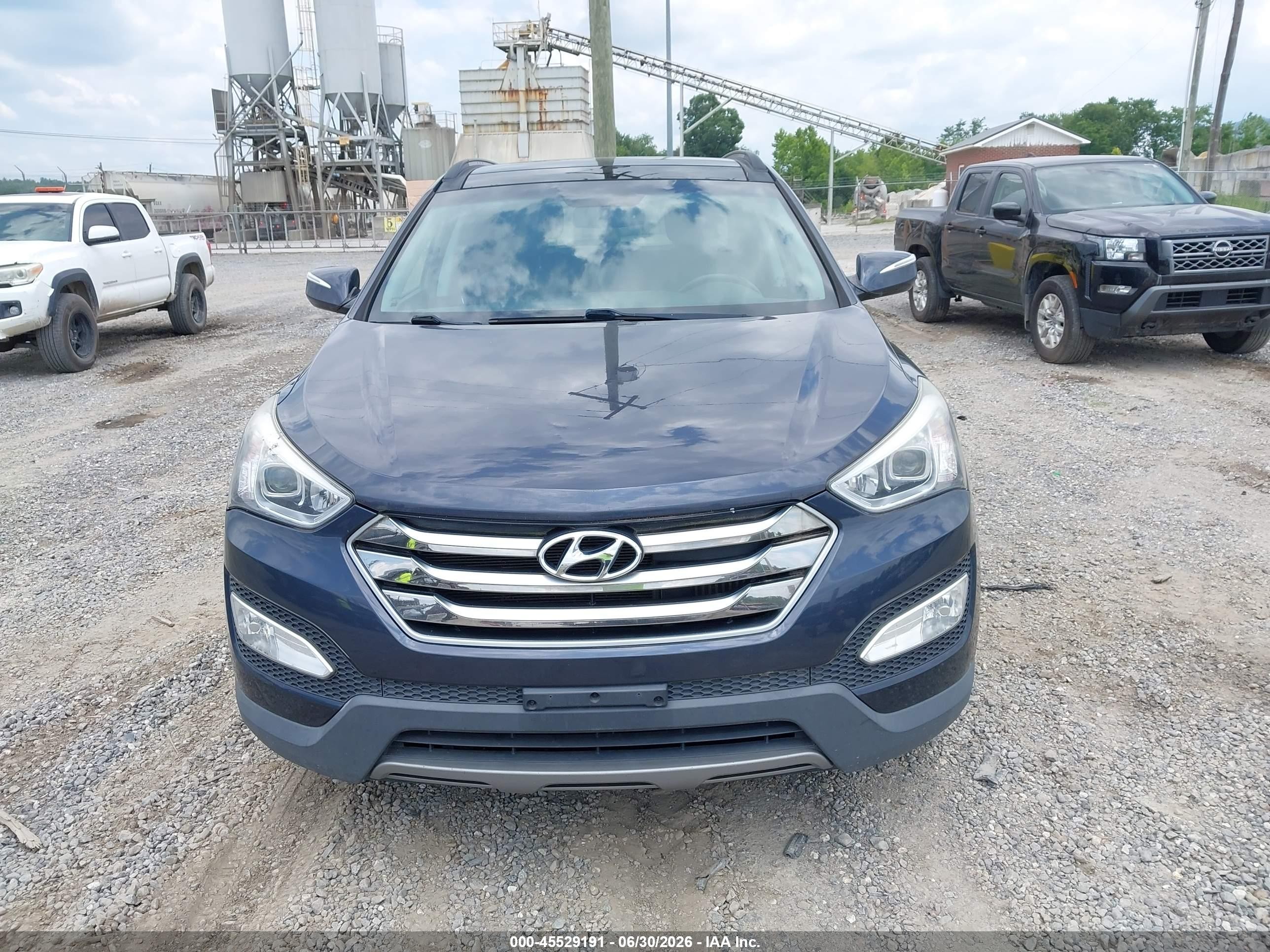 2015 Hyundai Santa Fe Sport 2.0l Turbo Blue vin: 5XYZWDLA9FG236943