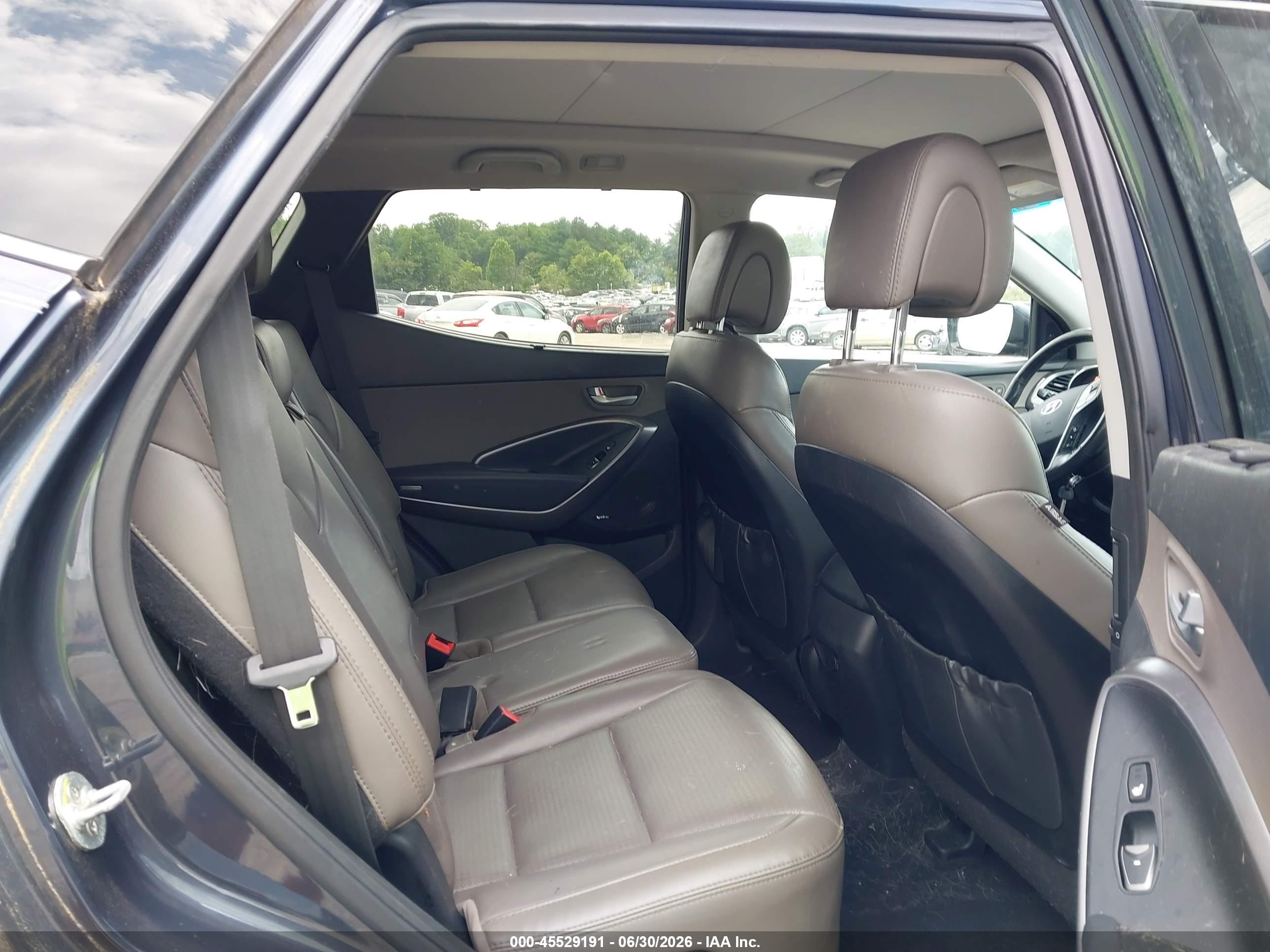 2015 Hyundai Santa Fe Sport 2.0l Turbo Blue vin: 5XYZWDLA9FG236943