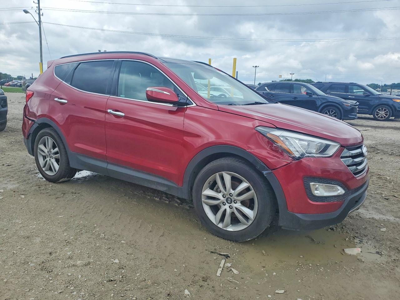 2015 Hyundai Santa Fe Sport 2.0t Red vin: 5XYZWDLA9FG259154