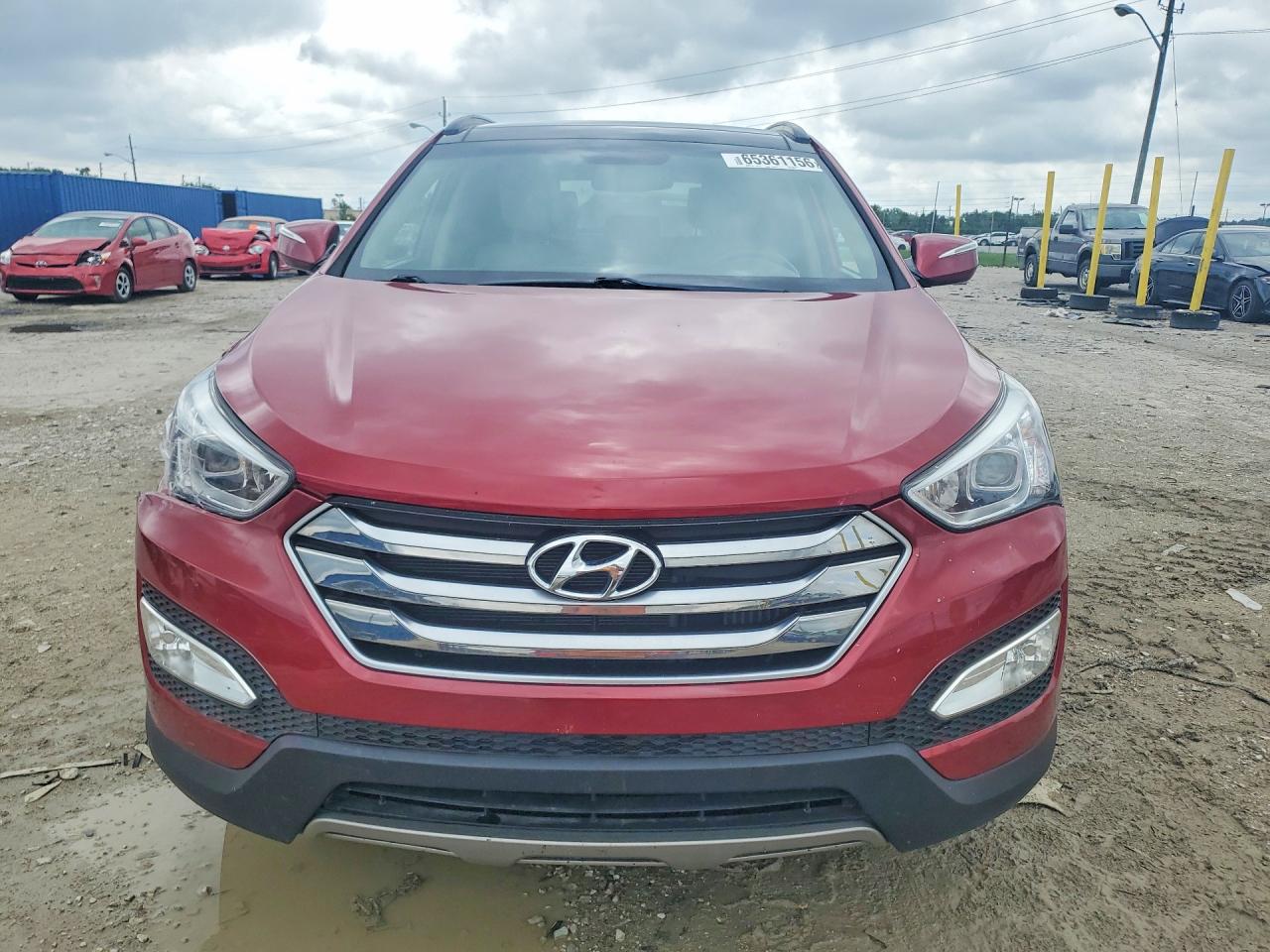 2015 Hyundai Santa Fe Sport 2.0t Red vin: 5XYZWDLA9FG259154