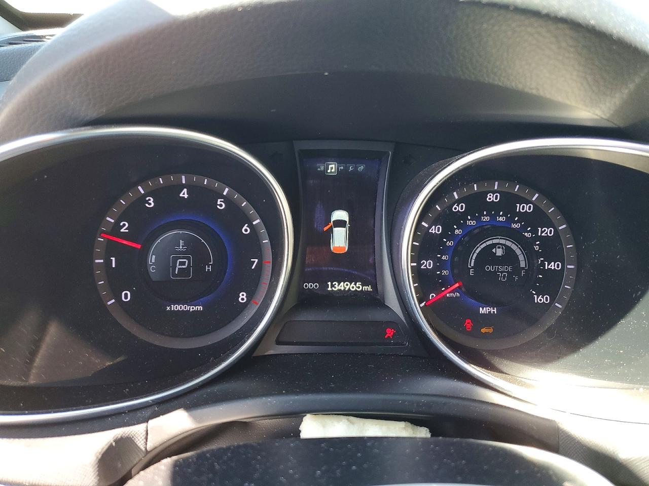 2015 Hyundai Santa Fe Sport 2.0t White vin: 5XYZWDLA9FG275290