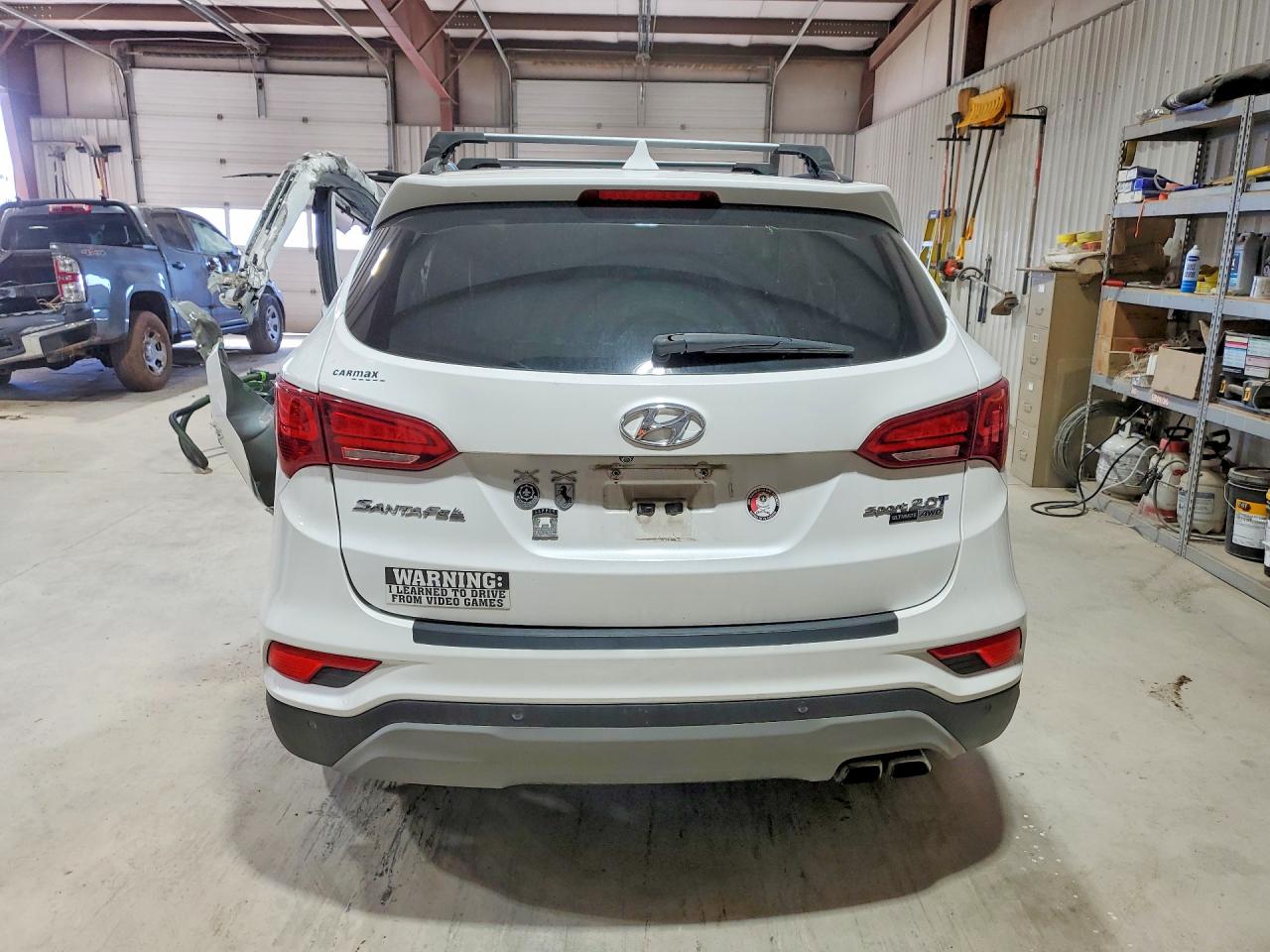 2018 Hyundai Santa Fe Sport 2.0t Ultimate White vin: 5XYZWDLA9JG566543