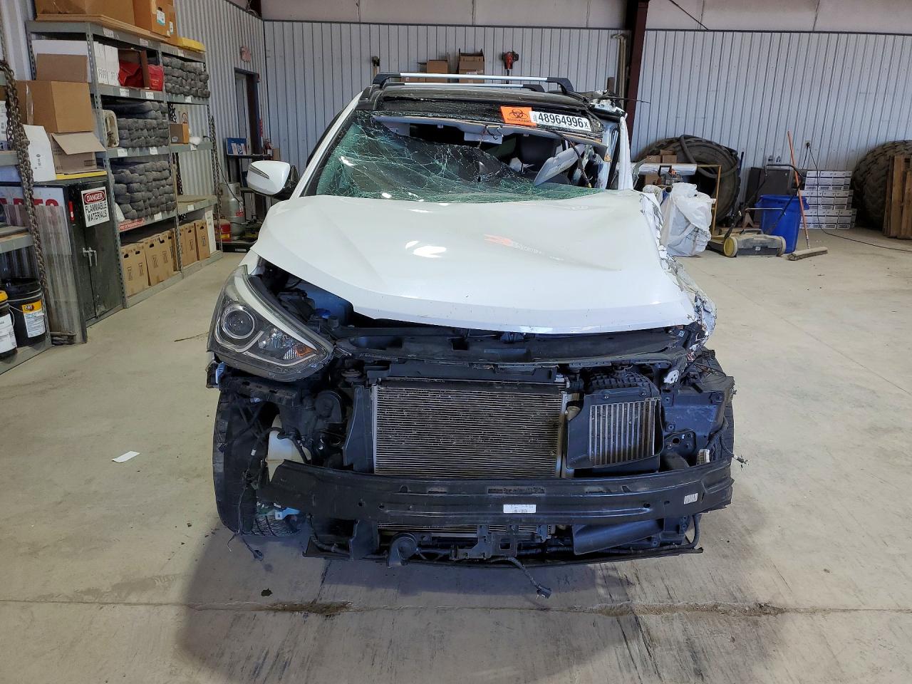 2018 Hyundai Santa Fe Sport 2.0t Ultimate White vin: 5XYZWDLA9JG566543