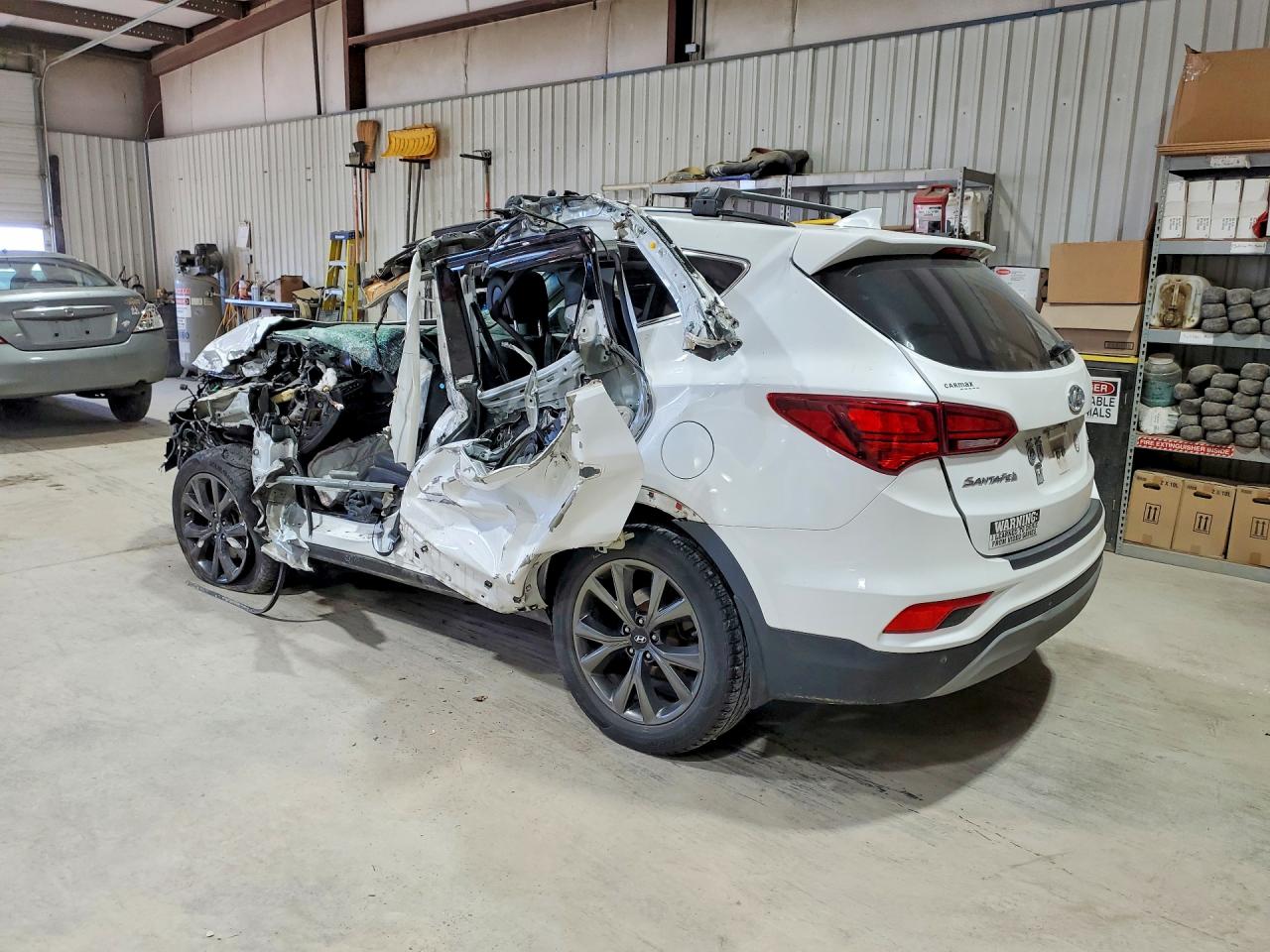 2018 Hyundai Santa Fe Sport 2.0t Ultimate White vin: 5XYZWDLA9JG566543
