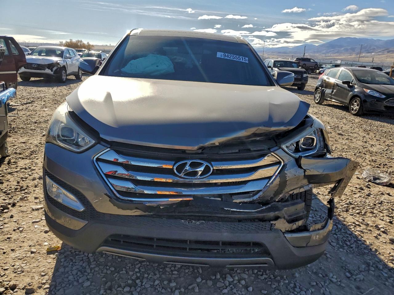 2013 Hyundai Santa Fe Sport Charcoal vin: 5XYZWDLAXDG052639