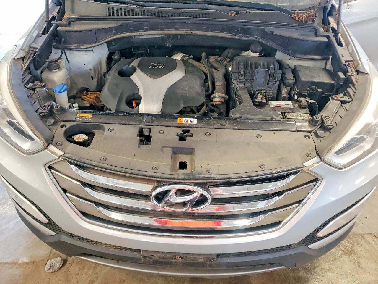 2014 Hyundai Santa Fe Sport 2.0t Серебряный vin: 5XYZWDLAXEG141340