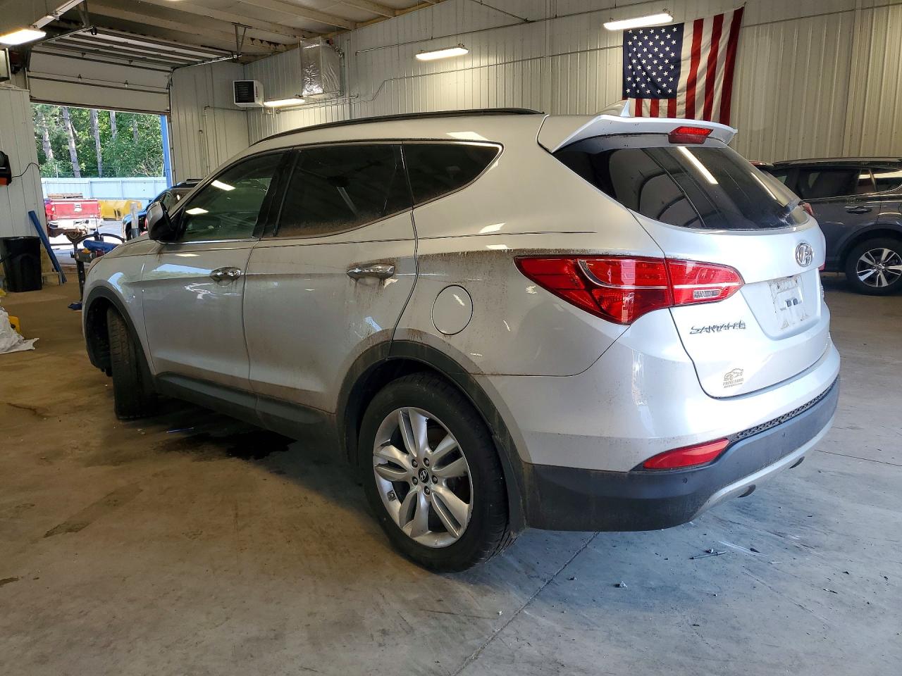 2014 Hyundai Santa Fe Sport 2.0t Серебряный vin: 5XYZWDLAXEG141340