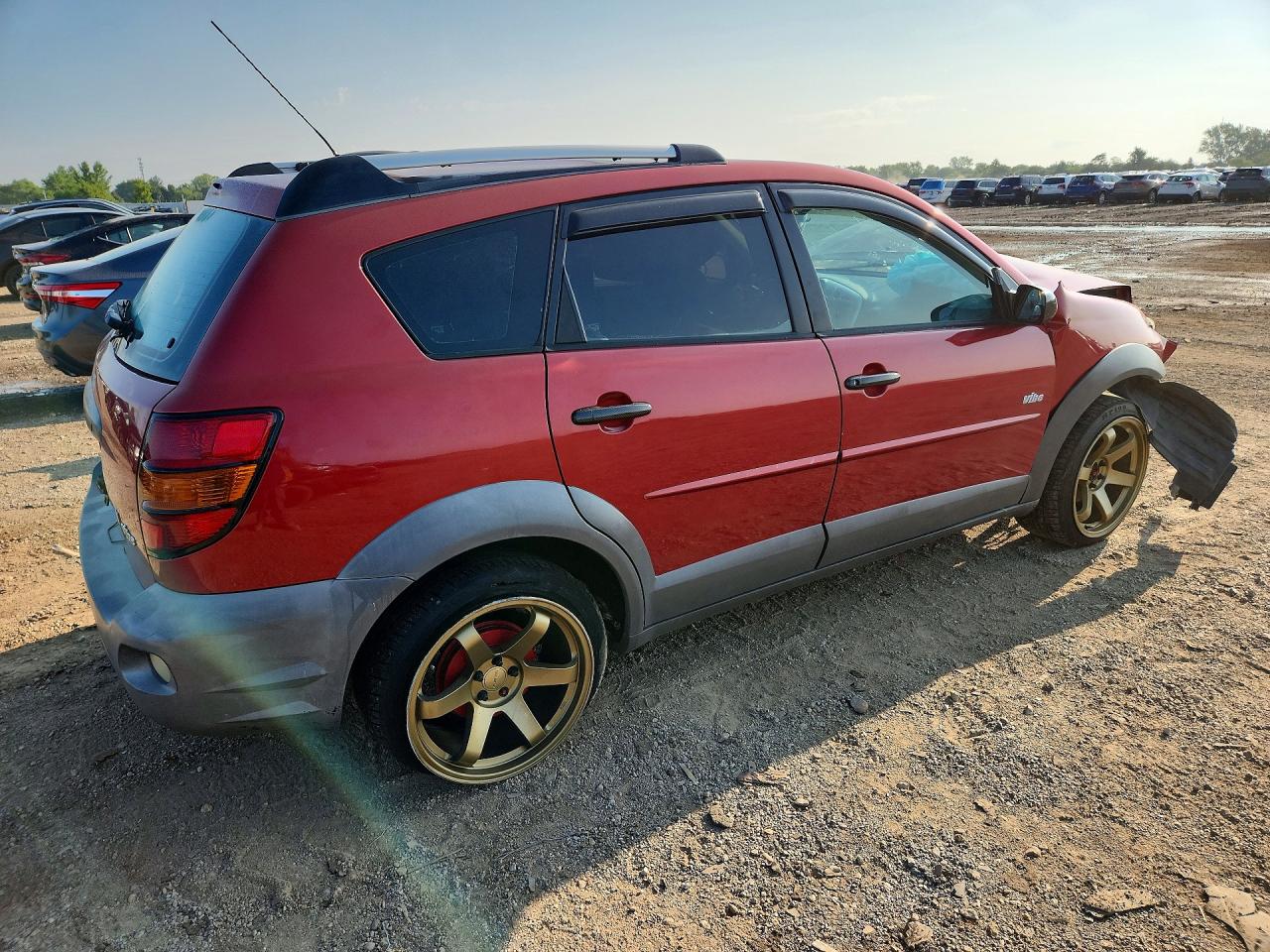 2003 Pontiac Vibe Red vin: 5Y2SL62803Z406754