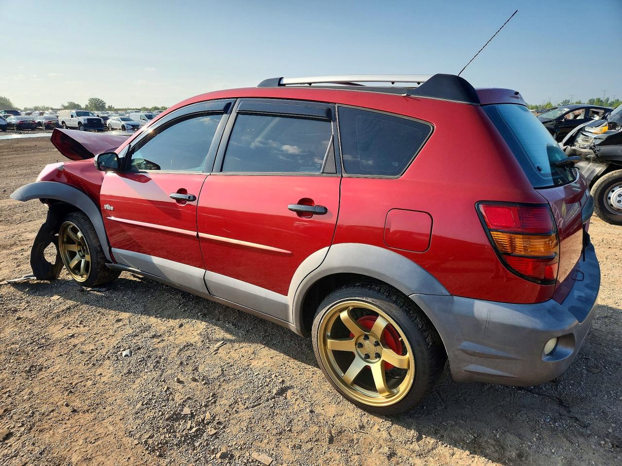 2003 Pontiac Vibe Red vin: 5Y2SL62803Z406754