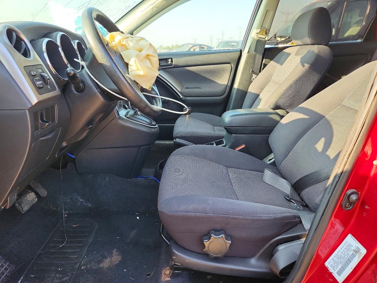 2003 Pontiac Vibe Red vin: 5Y2SL62803Z406754