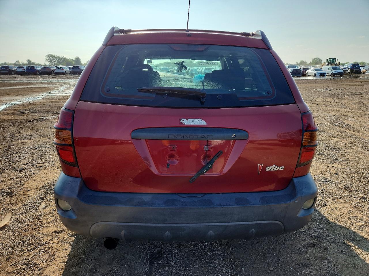 2003 Pontiac Vibe Red vin: 5Y2SL62803Z406754