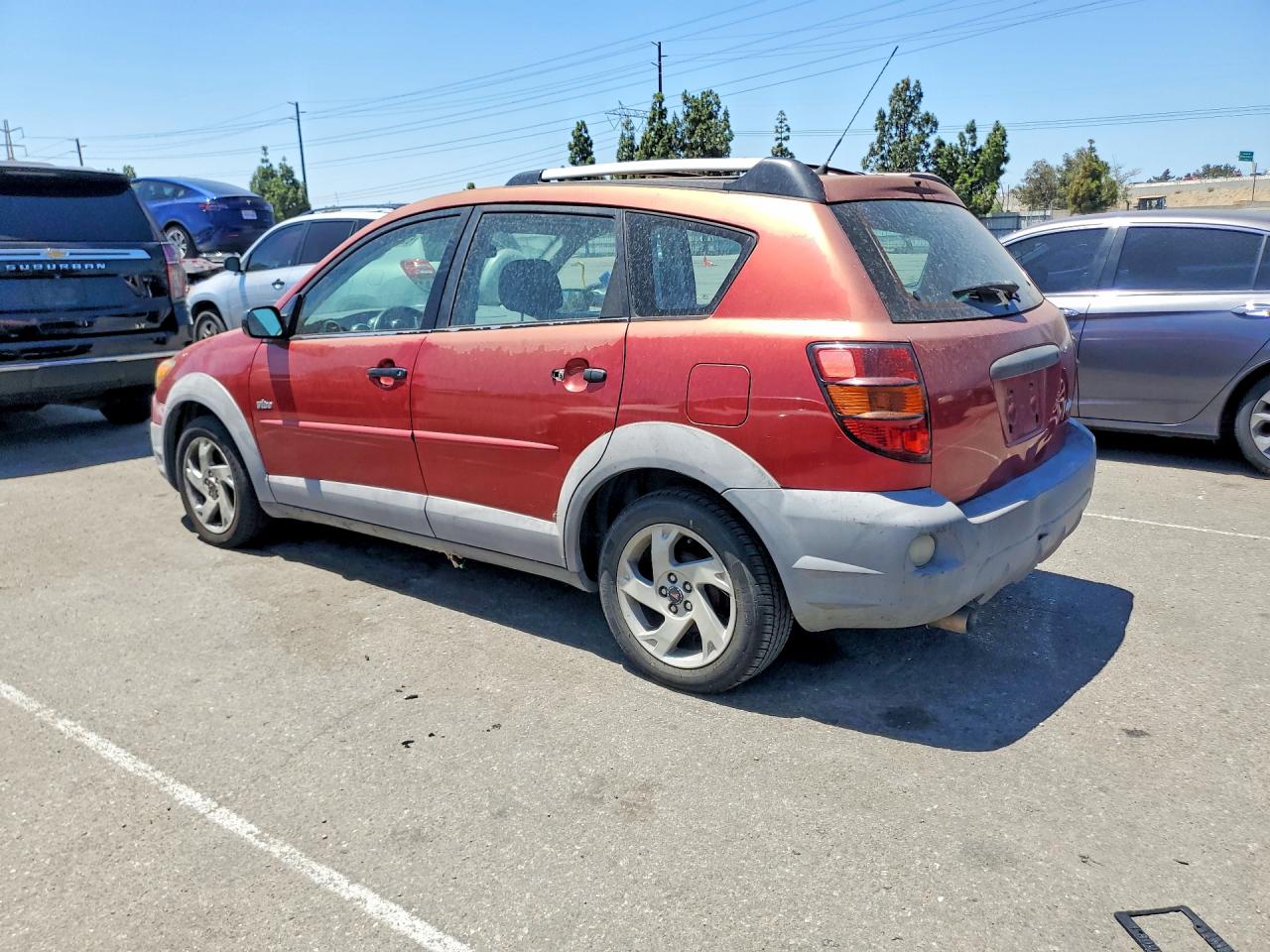 2003 Pontiac Vibe Red vin: 5Y2SL62803Z418421