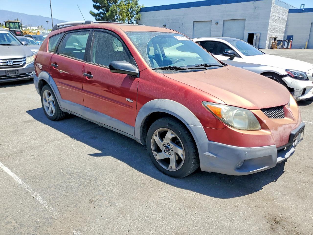 2003 Pontiac Vibe Red vin: 5Y2SL62803Z418421