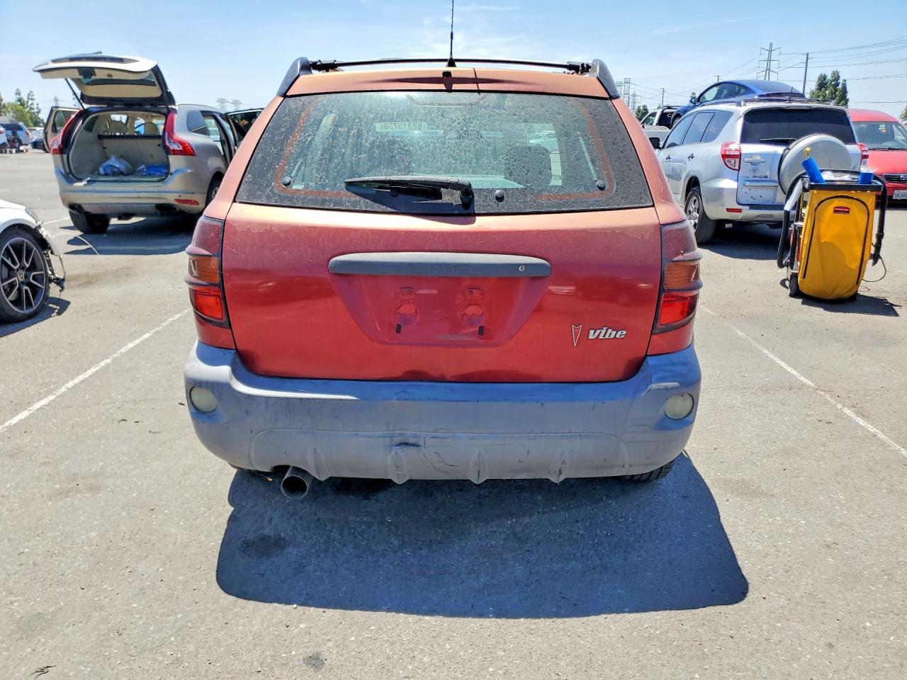 2003 Pontiac Vibe Red vin: 5Y2SL62803Z418421