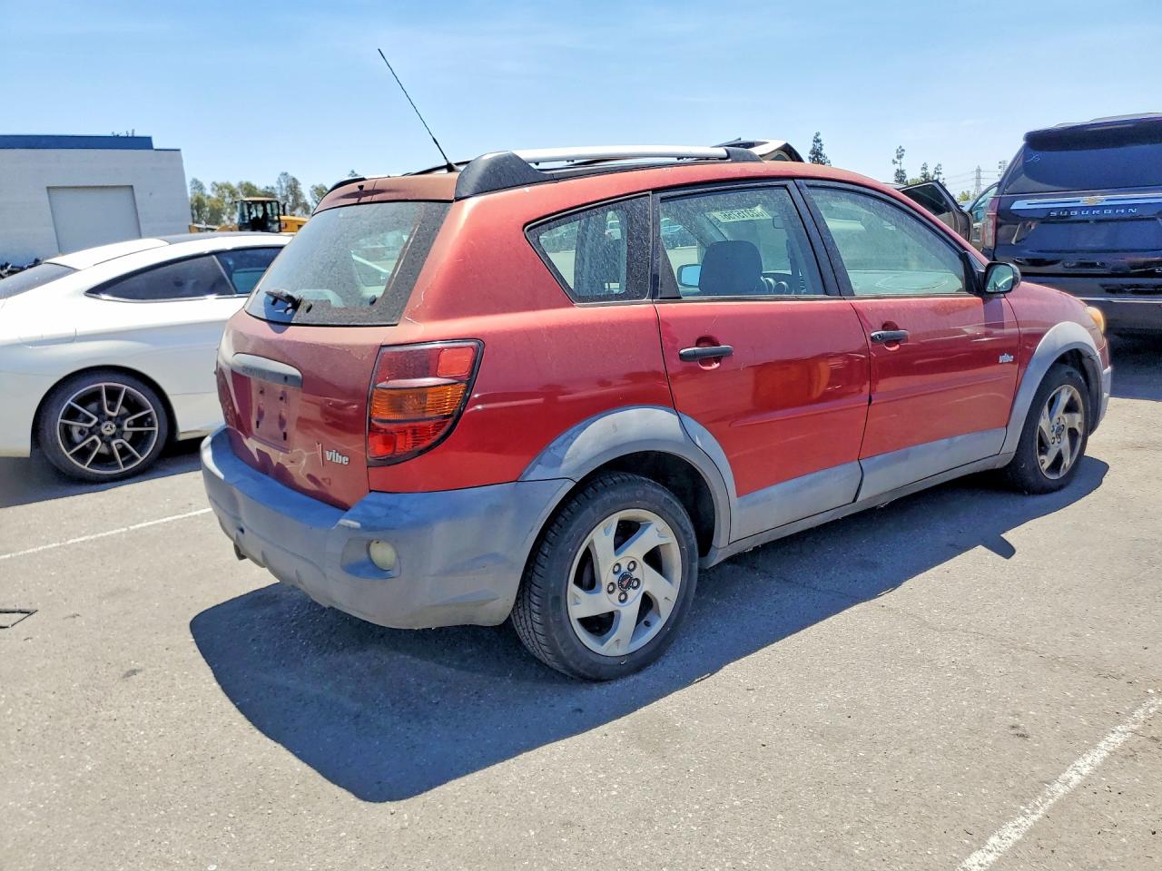 2003 Pontiac Vibe Red vin: 5Y2SL62803Z418421