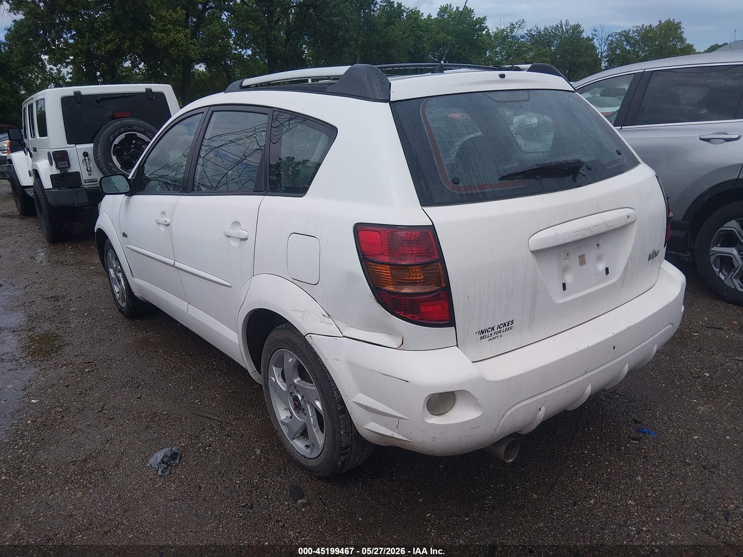 2003 Pontiac Vibe   White vin: 5Y2SL62803Z444775