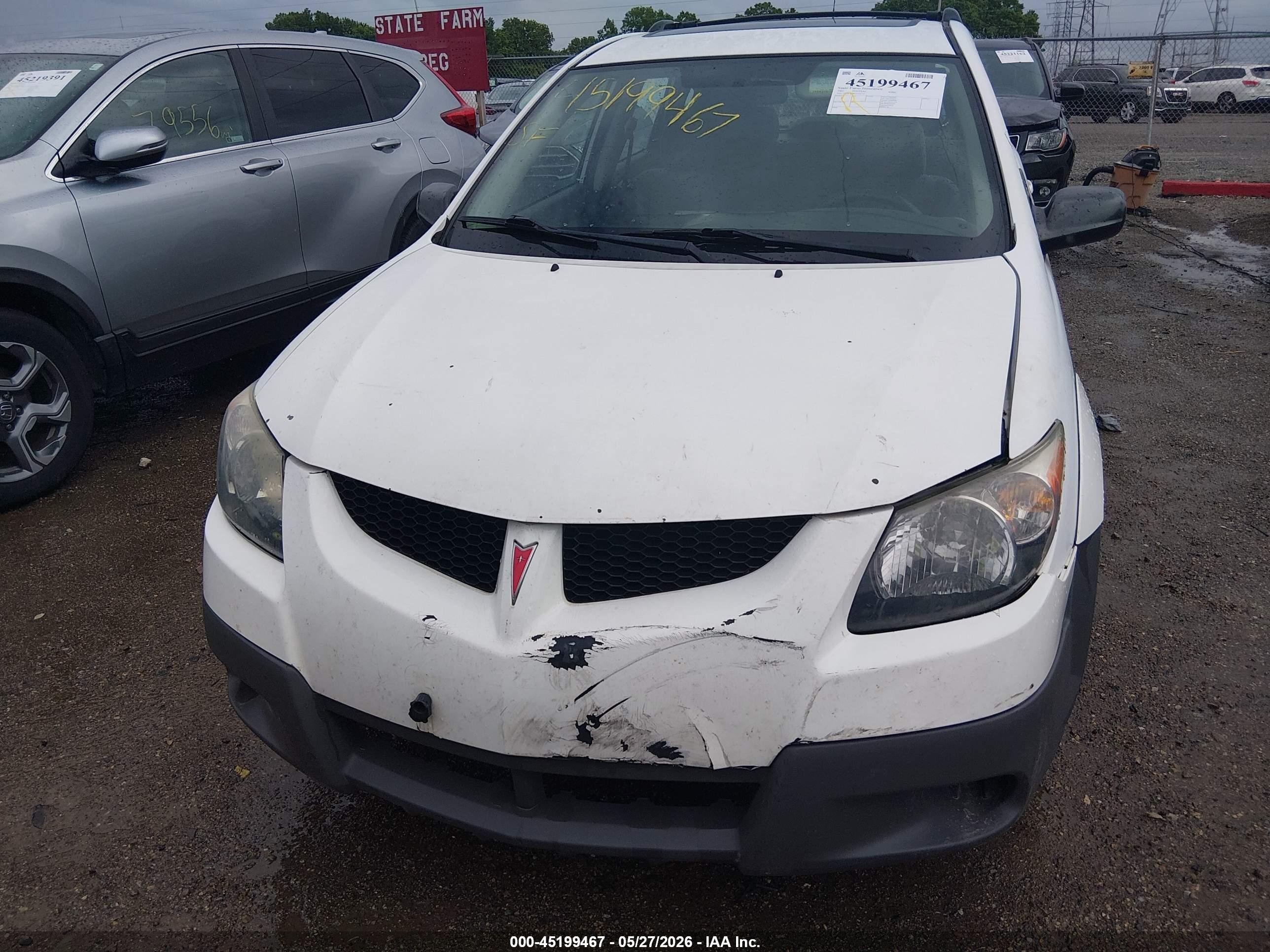 2003 Pontiac Vibe   White vin: 5Y2SL62803Z444775