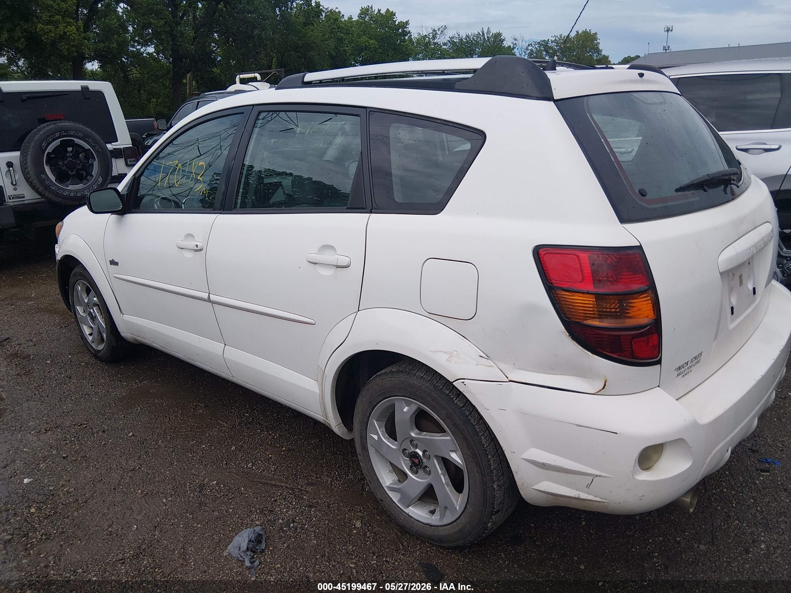 2003 Pontiac Vibe   White vin: 5Y2SL62803Z444775