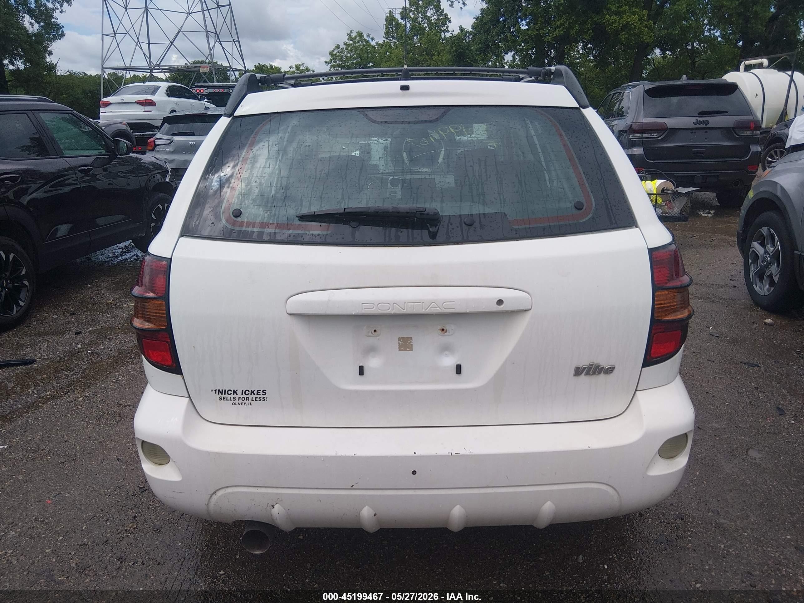 2003 Pontiac Vibe   White vin: 5Y2SL62803Z444775