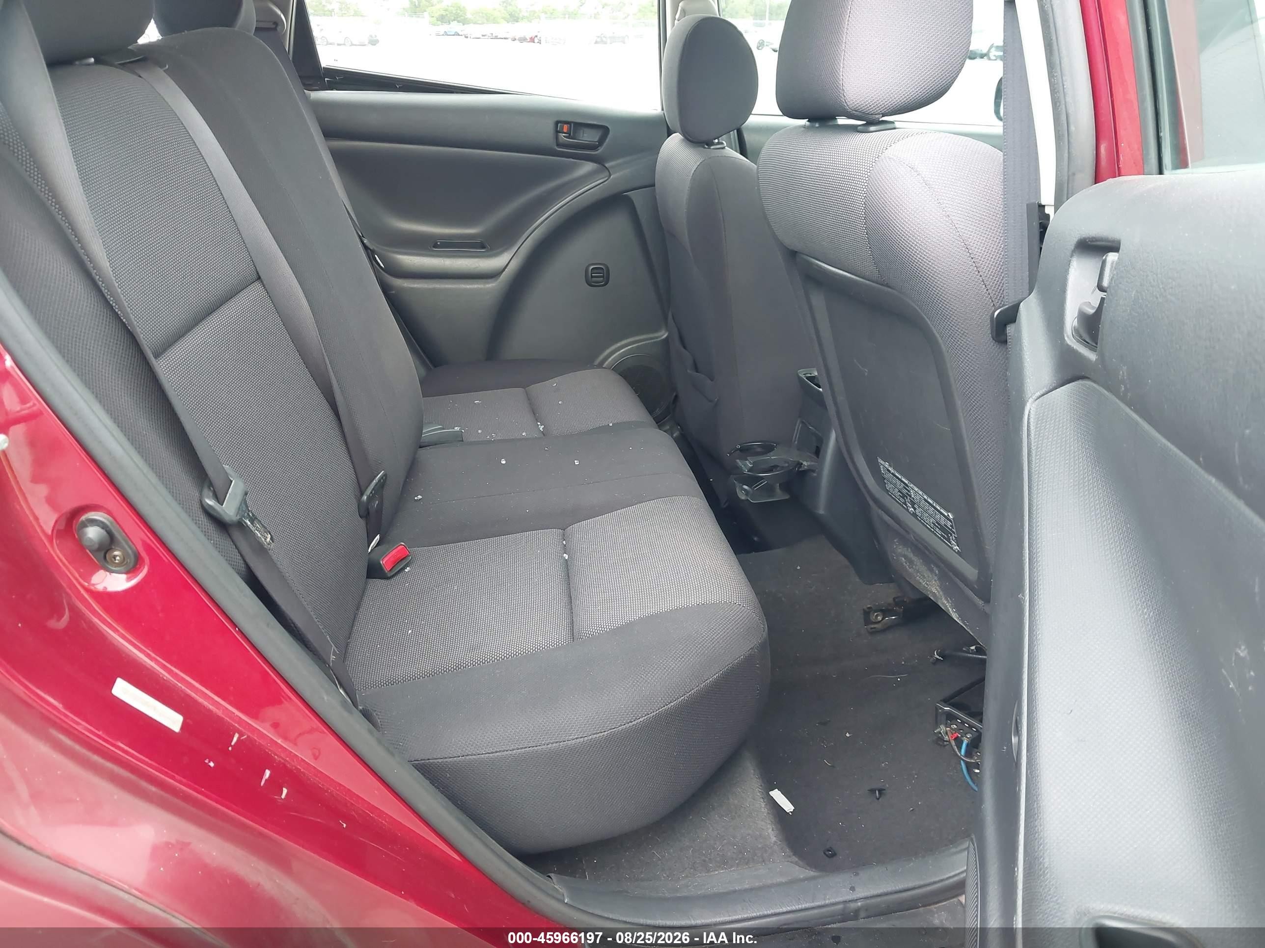 2003 Pontiac Vibe Burgundy vin: 5Y2SL62813Z474982