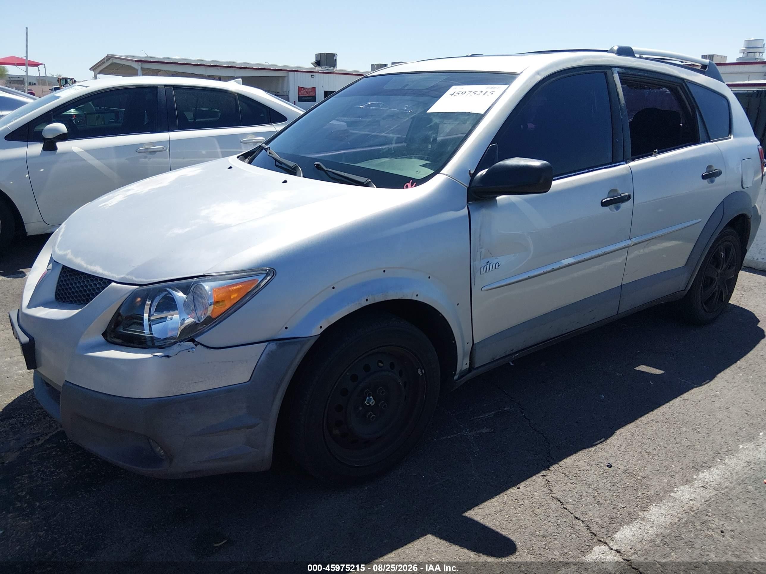 2003 Pontiac Vibe   Серебряный vin: 5Y2SL62813Z479020