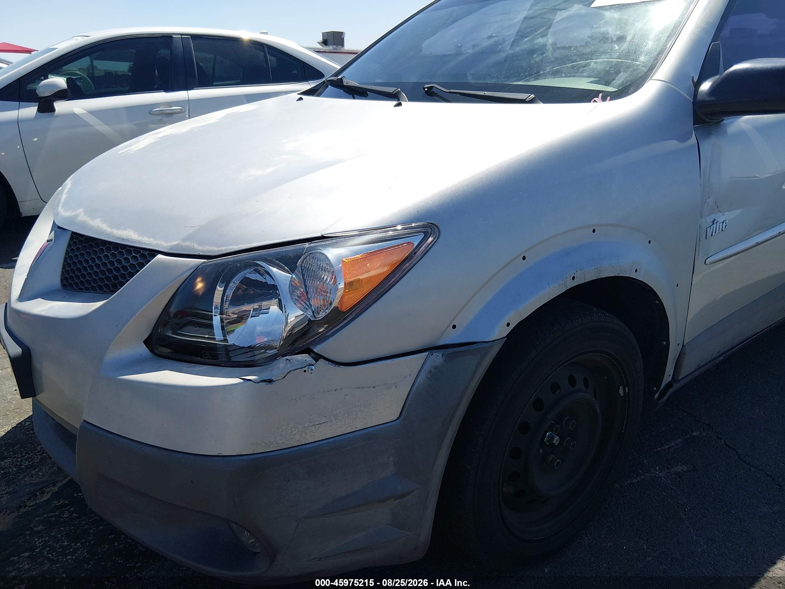 2003 Pontiac Vibe   Серебряный vin: 5Y2SL62813Z479020