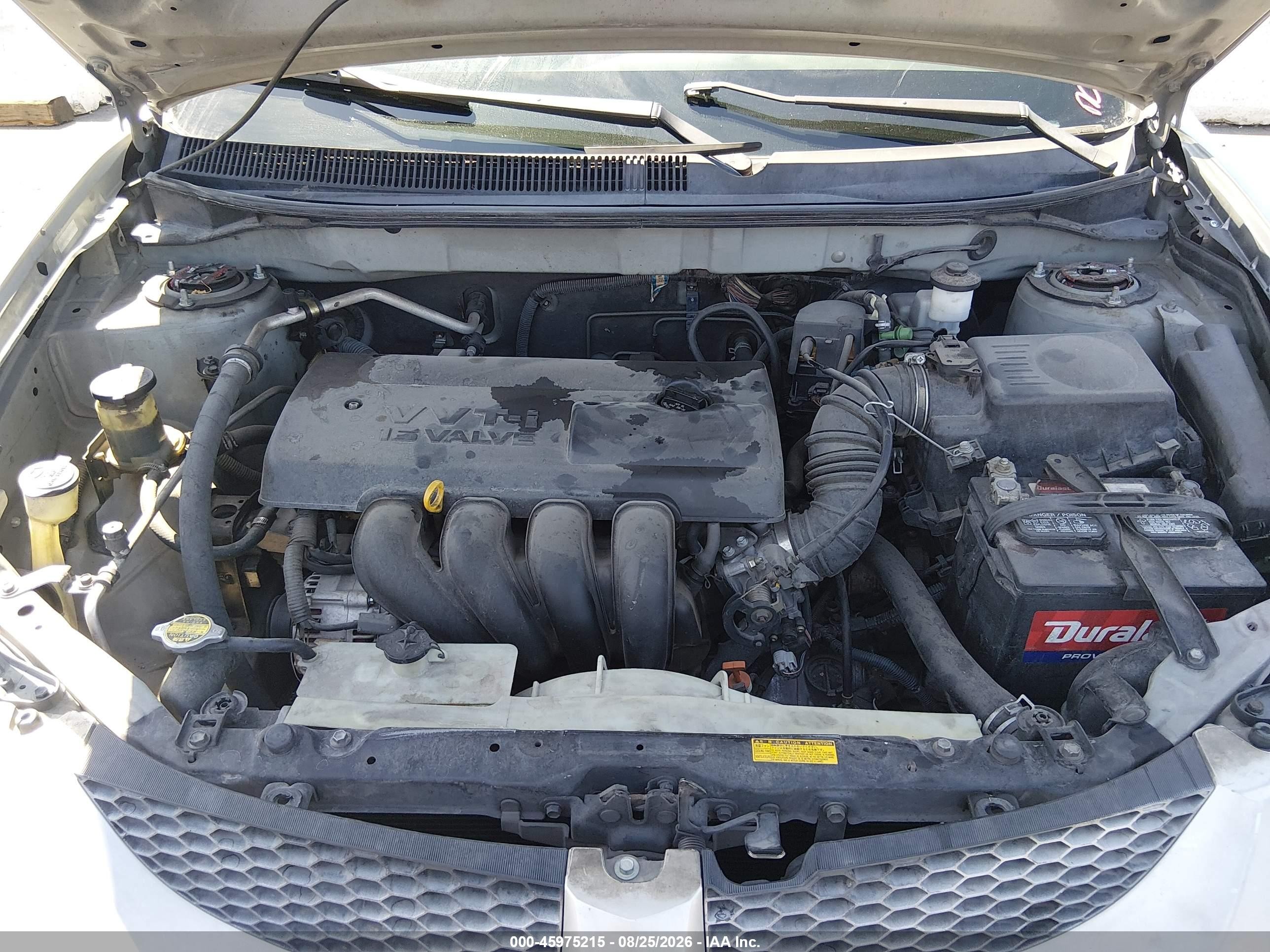 2003 Pontiac Vibe   Серебряный vin: 5Y2SL62813Z479020