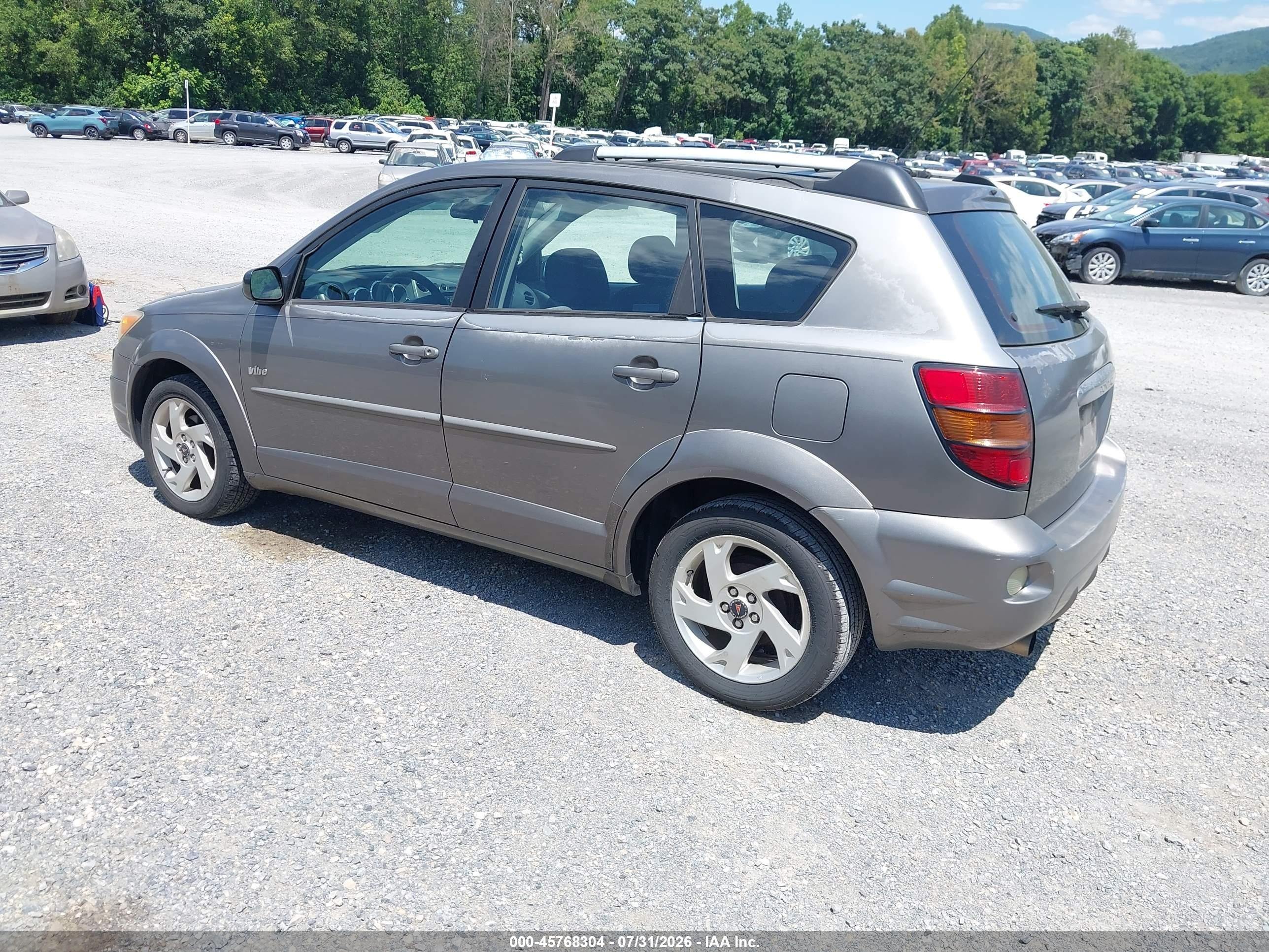 2004 Pontiac Vibe   Gray vin: 5Y2SL62814Z403234