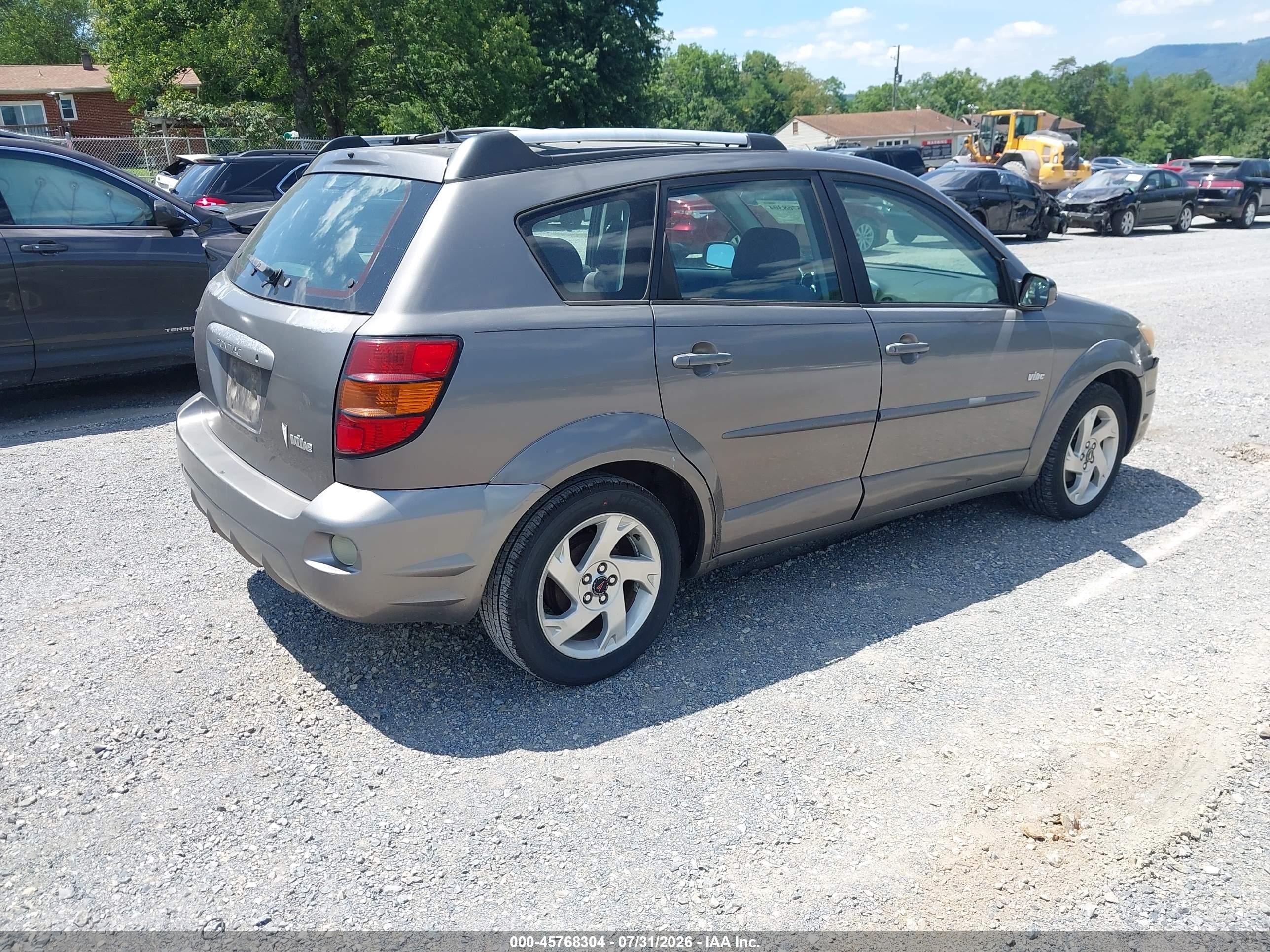 2004 Pontiac Vibe   Gray vin: 5Y2SL62814Z403234