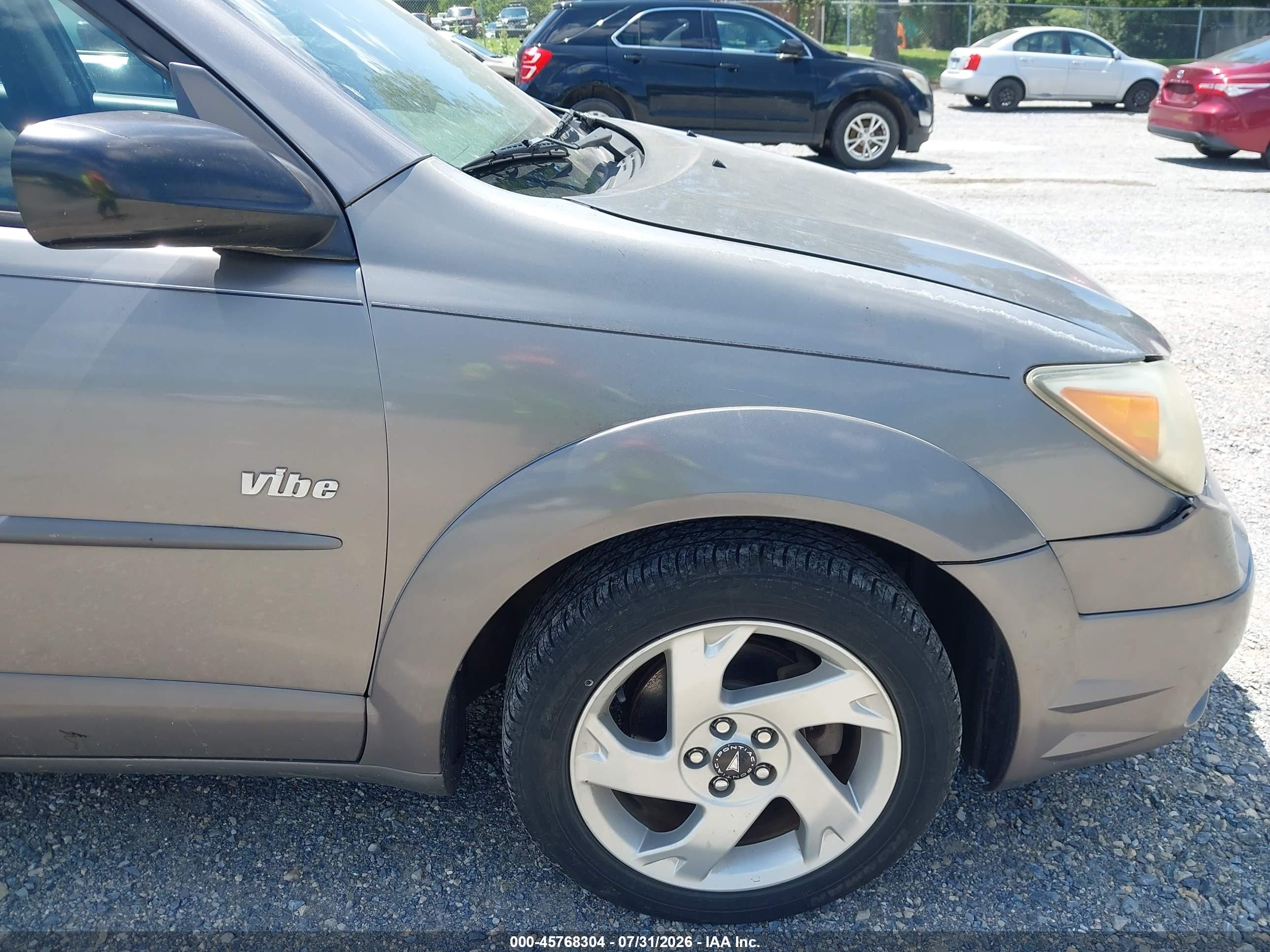 2004 Pontiac Vibe   Gray vin: 5Y2SL62814Z403234