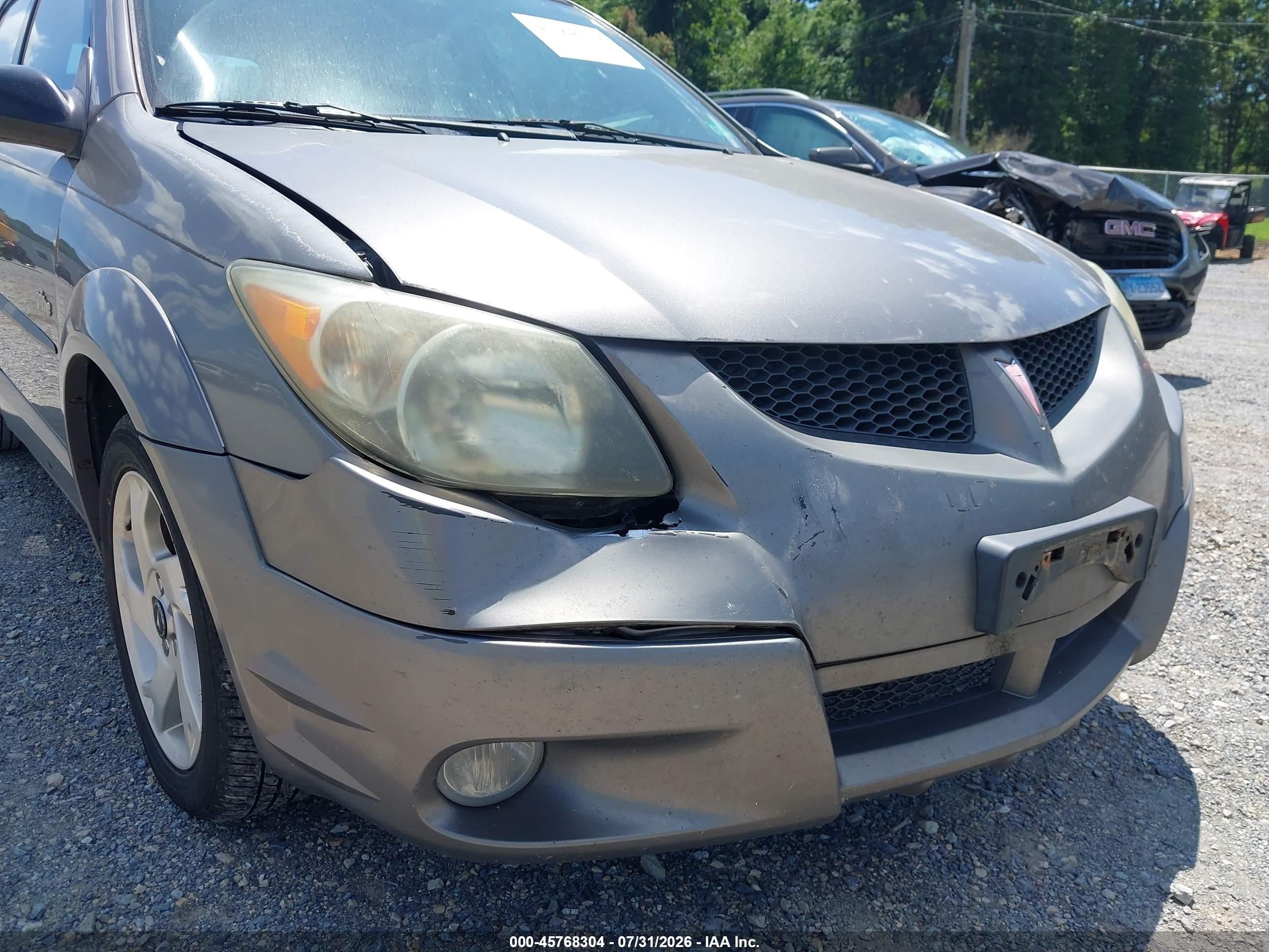 2004 Pontiac Vibe   Gray vin: 5Y2SL62814Z403234