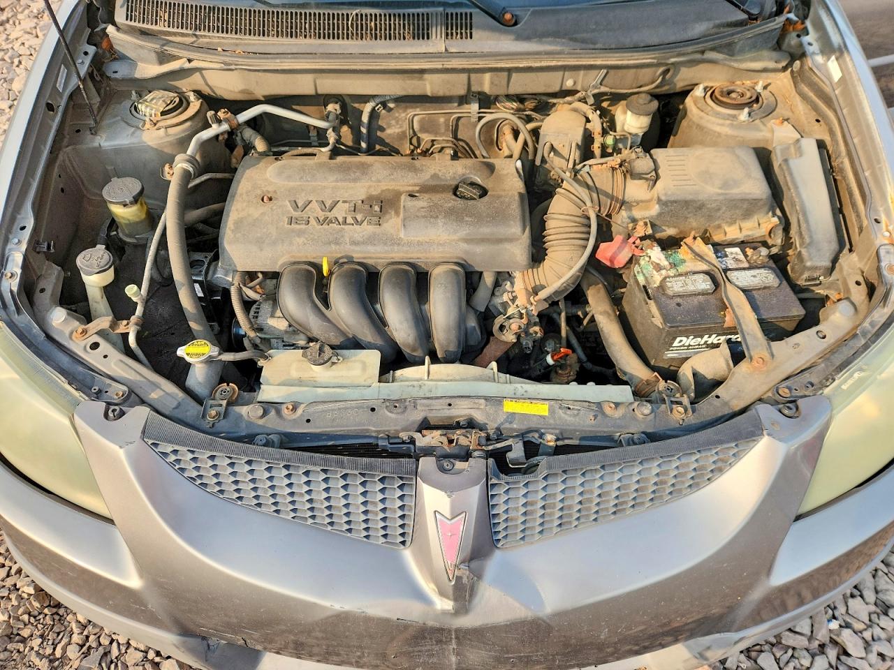 2004 Pontiac Vibe Серый vin: 5Y2SL62814Z425055